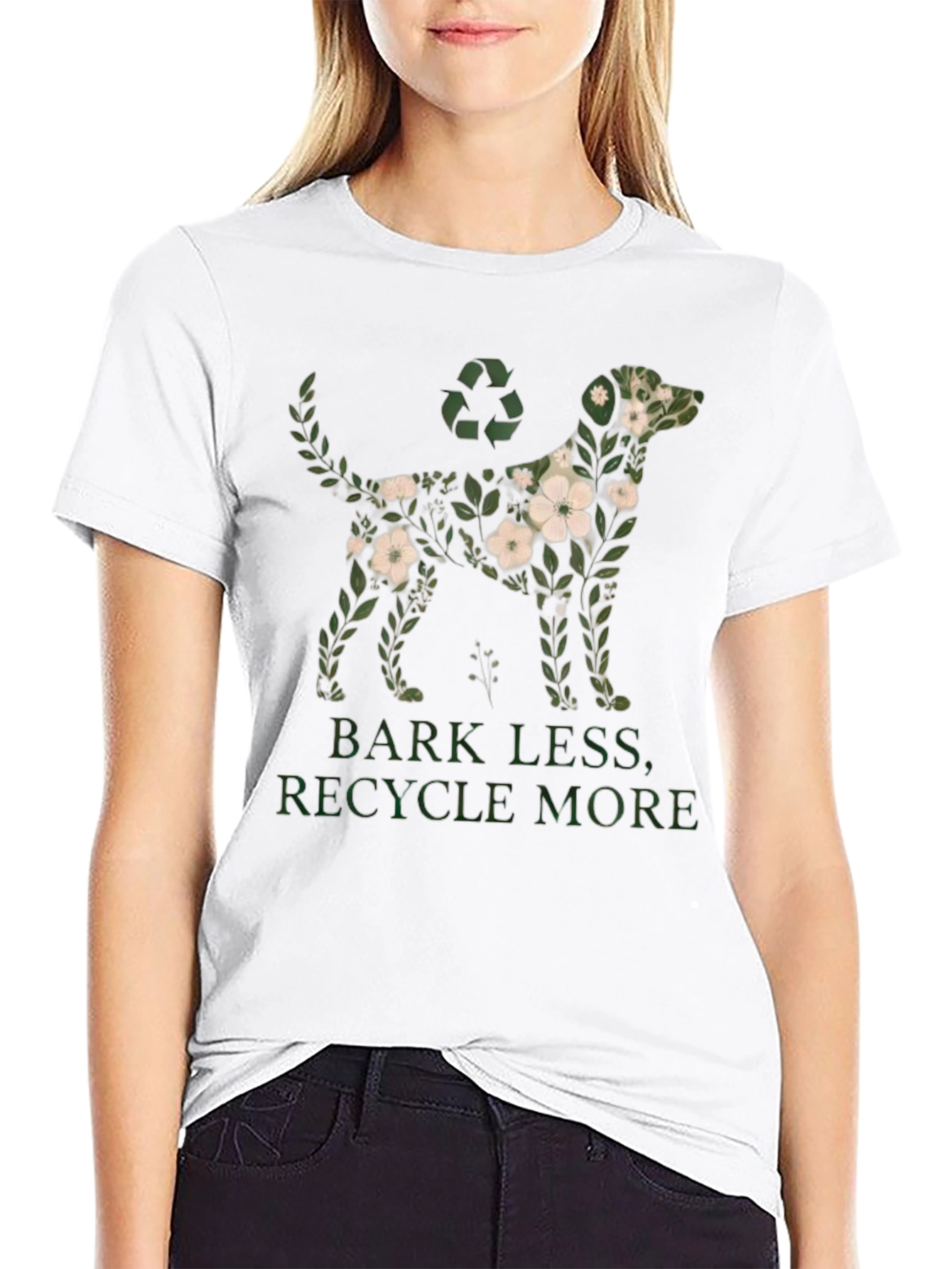 Eco-Friendly Dog Graphic T-Shirt