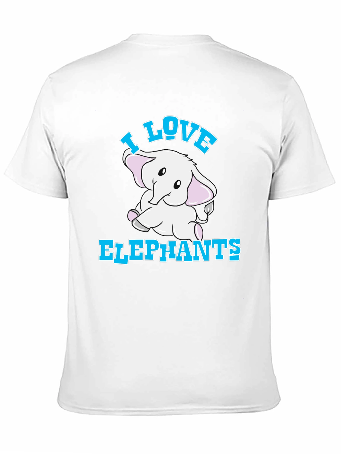 I Love Elephants Graphic T-Shirt