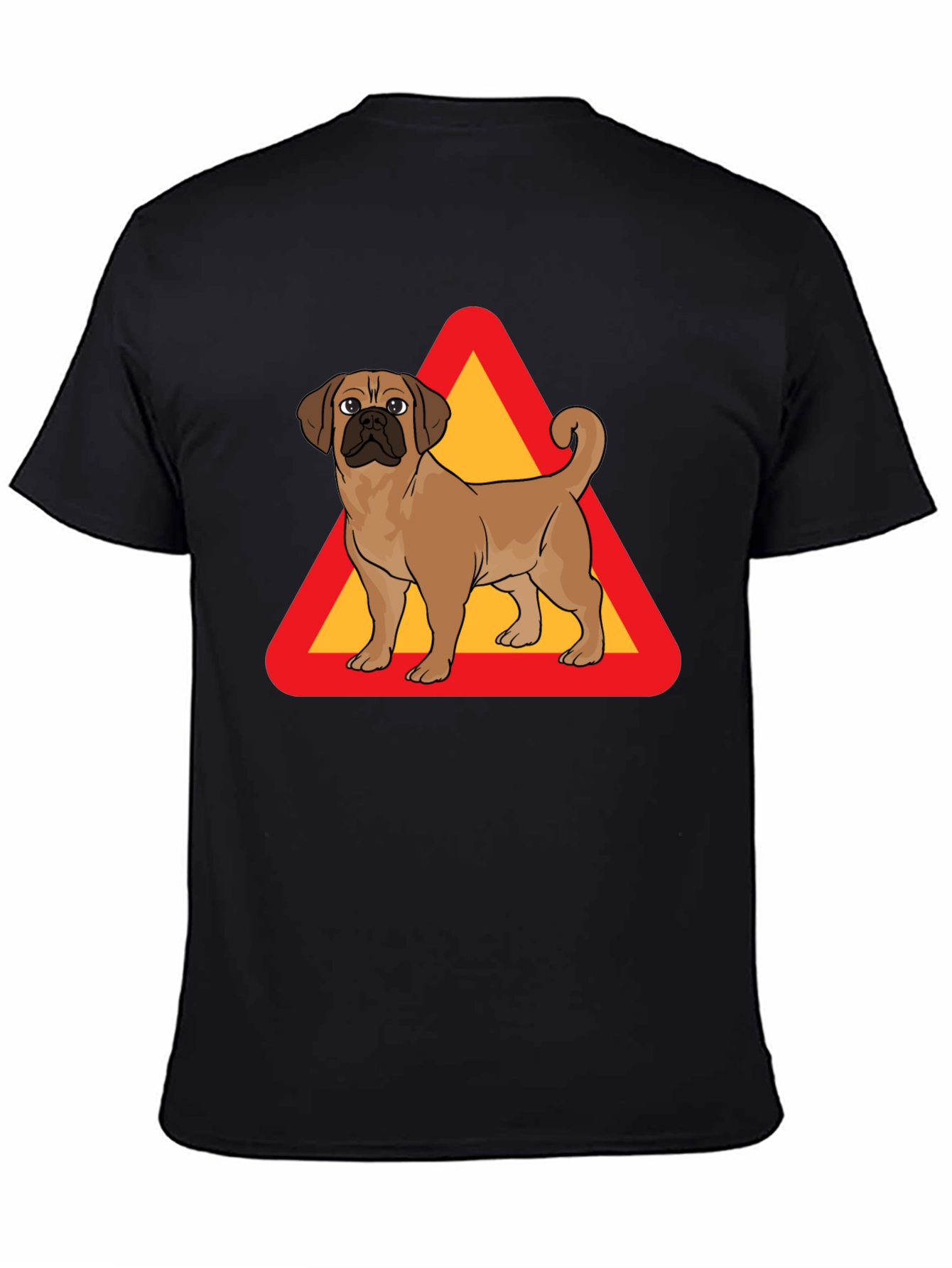 Dog Crossing T-Shirt - Novelty Graphic Tee