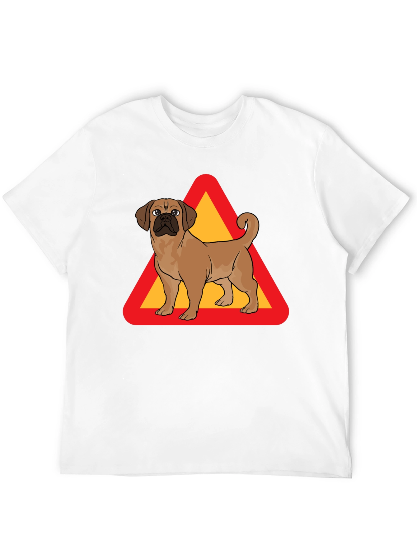 Dog Crossing T-Shirt - Novelty Graphic Tee