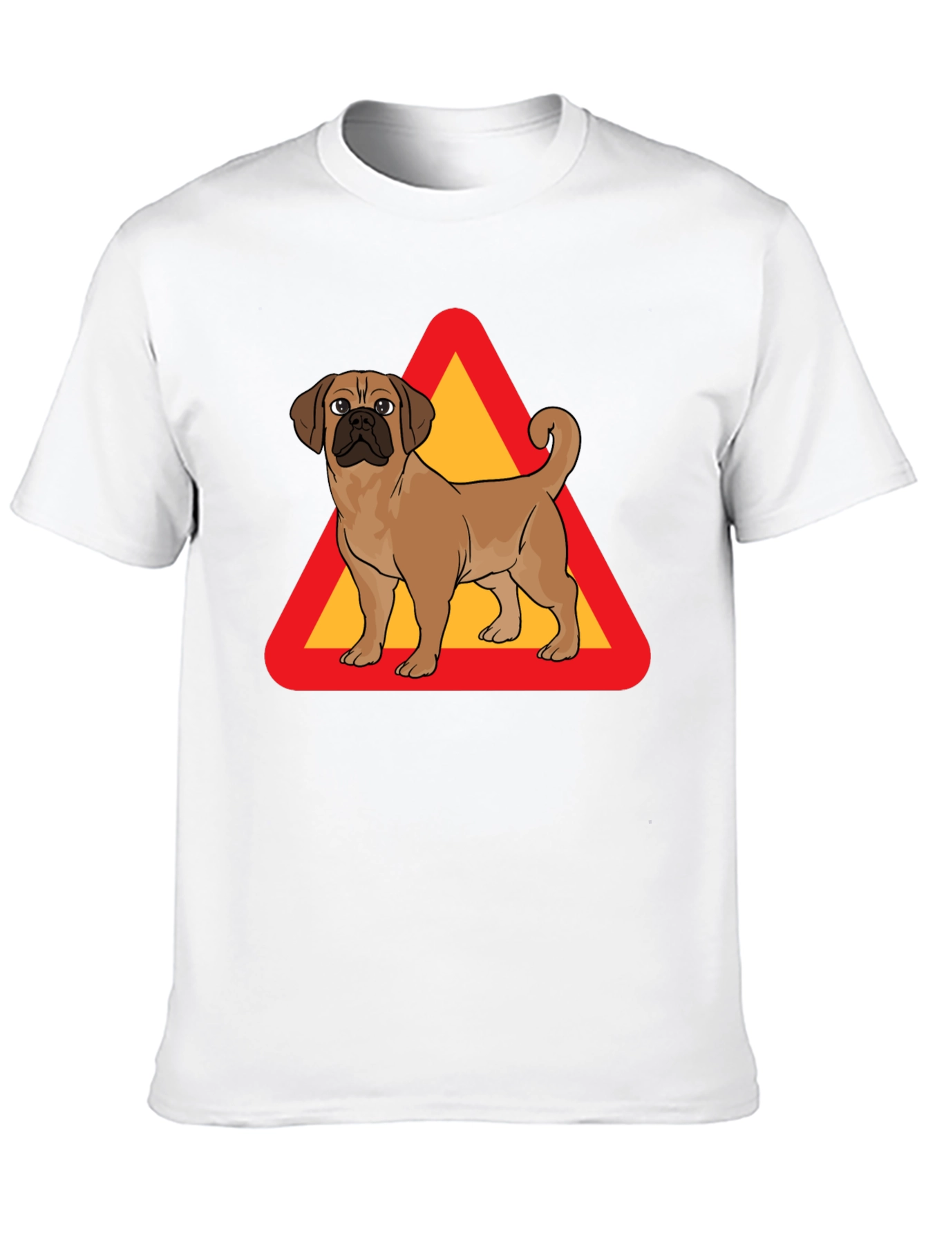 Dog Crossing T-Shirt - Novelty Graphic Tee