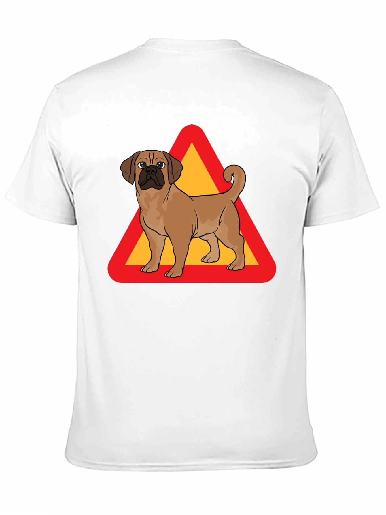 Dog Crossing T-Shirt - Novelty Graphic Tee
