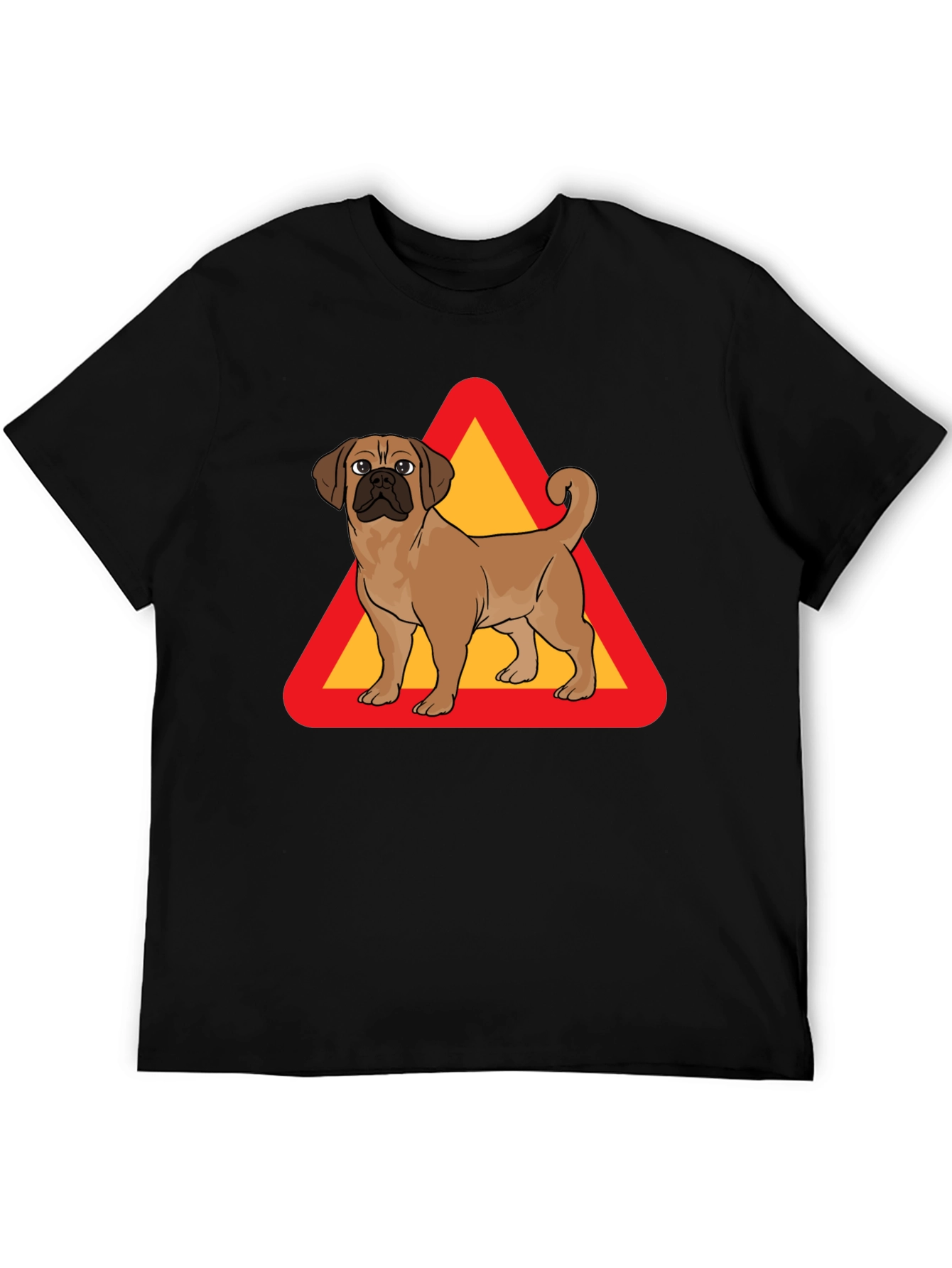 Dog Crossing T-Shirt - Novelty Graphic Tee