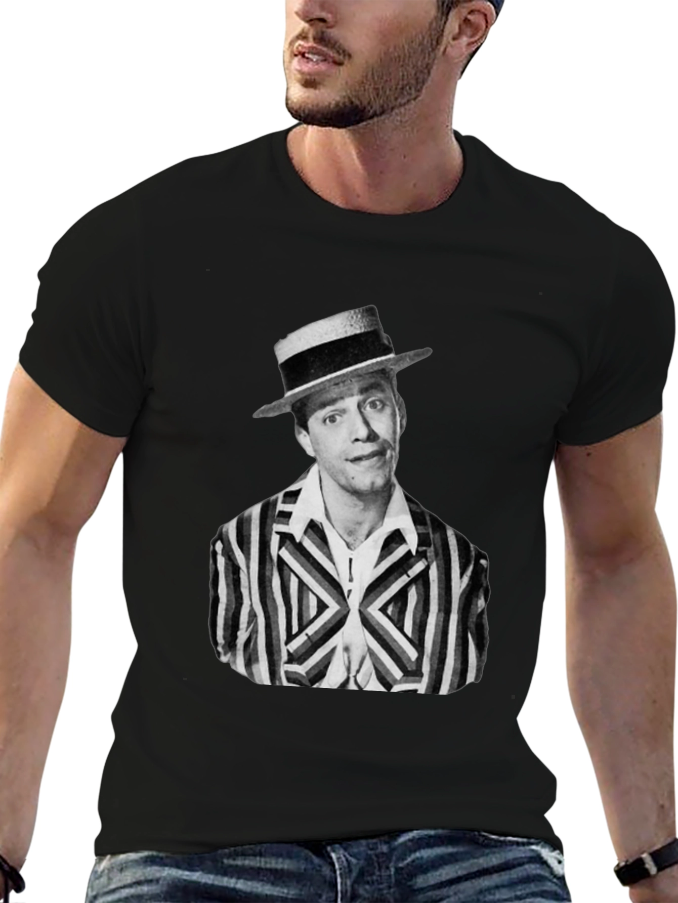 Retro Comedian Portrait T-Shirt