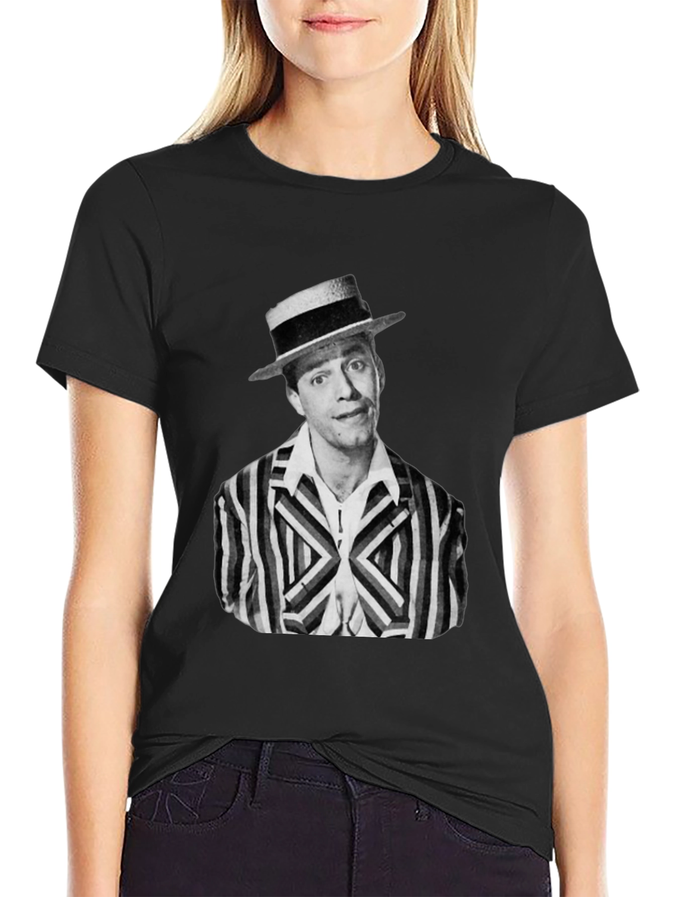 Retro Comedian Portrait T-Shirt