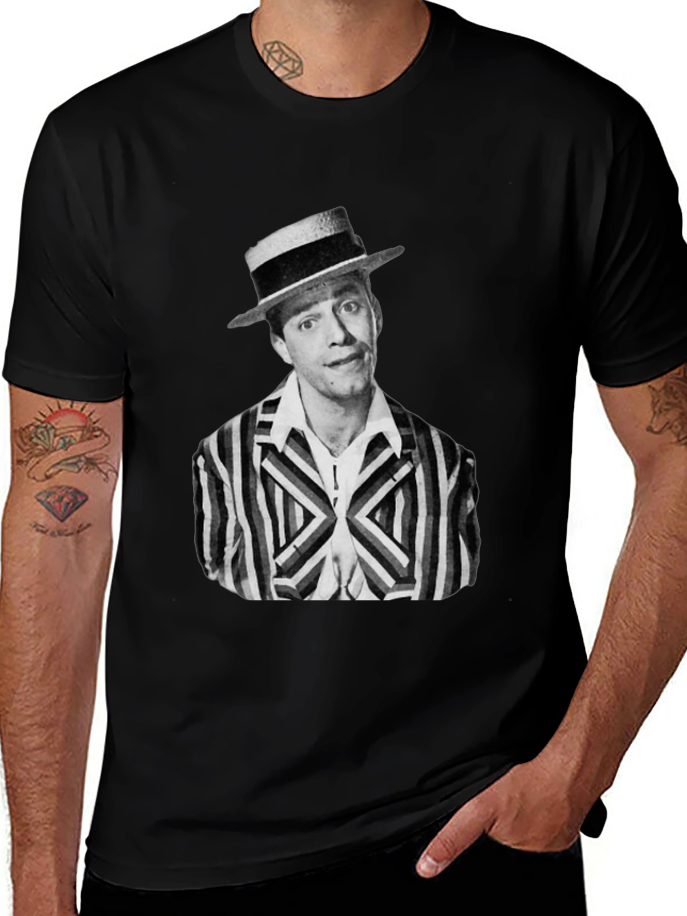 Retro Comedian Portrait T-Shirt