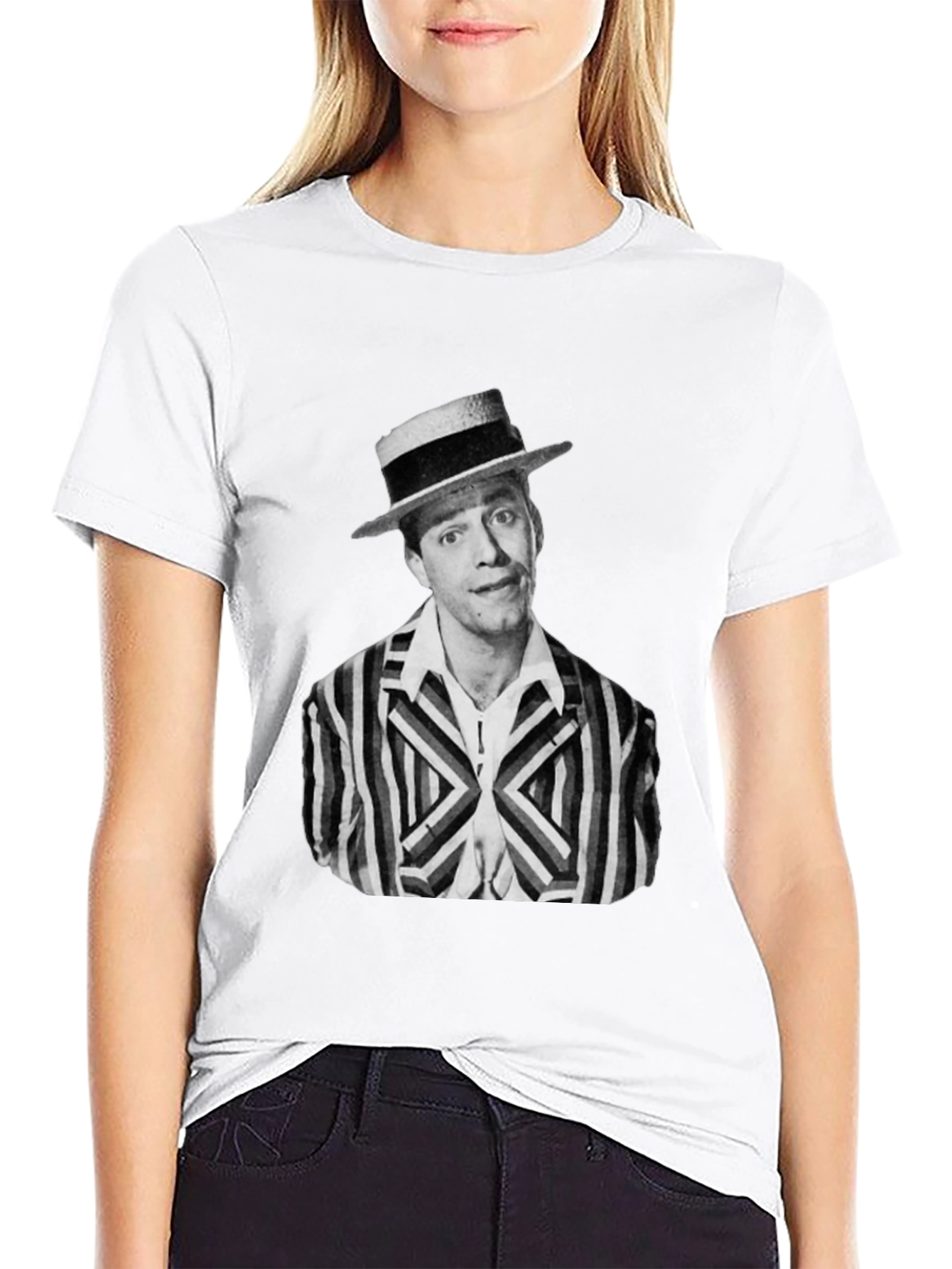 Retro Comedian Portrait T-Shirt