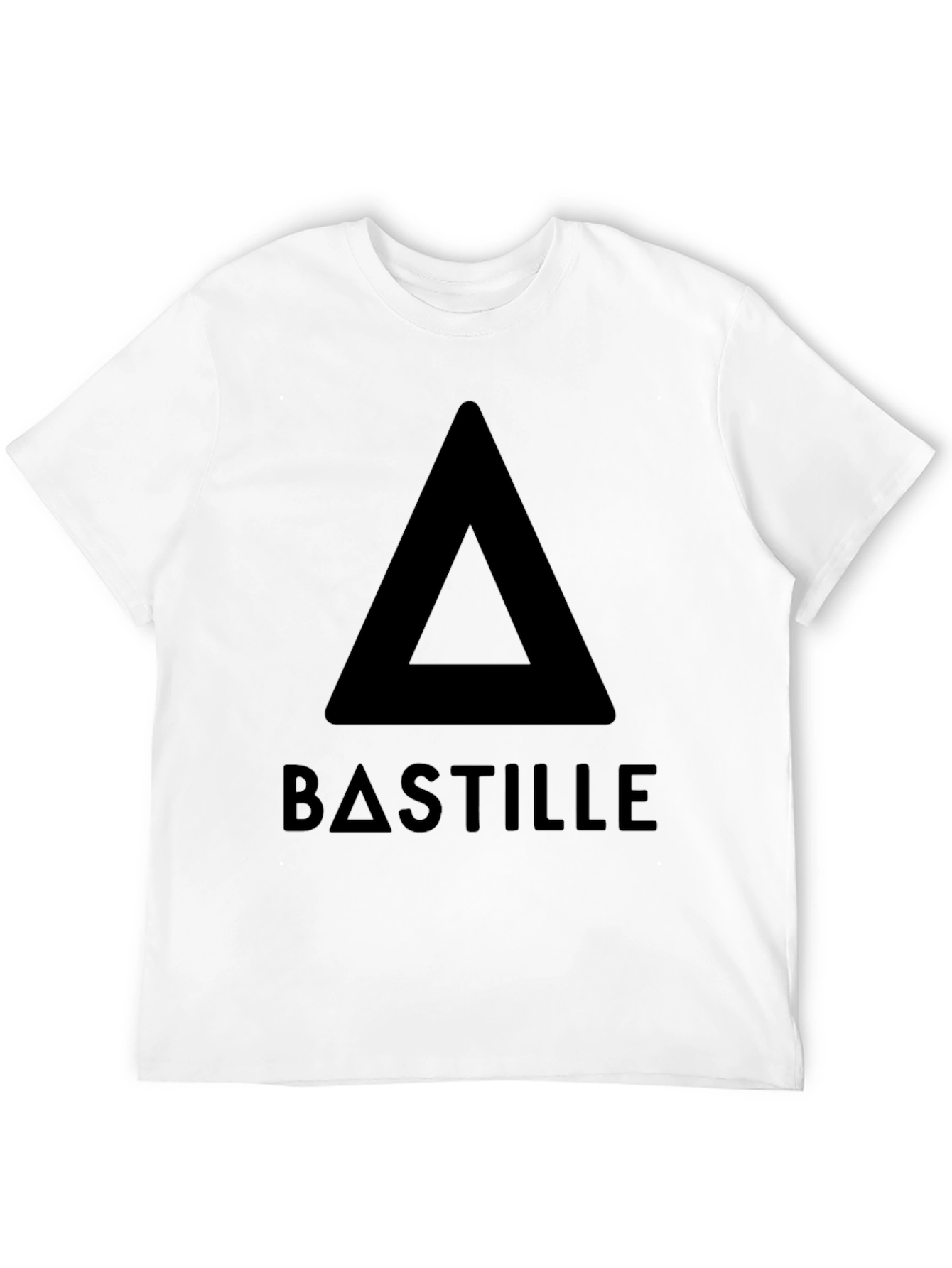Black Bastille Triangle Logo T-Shirt