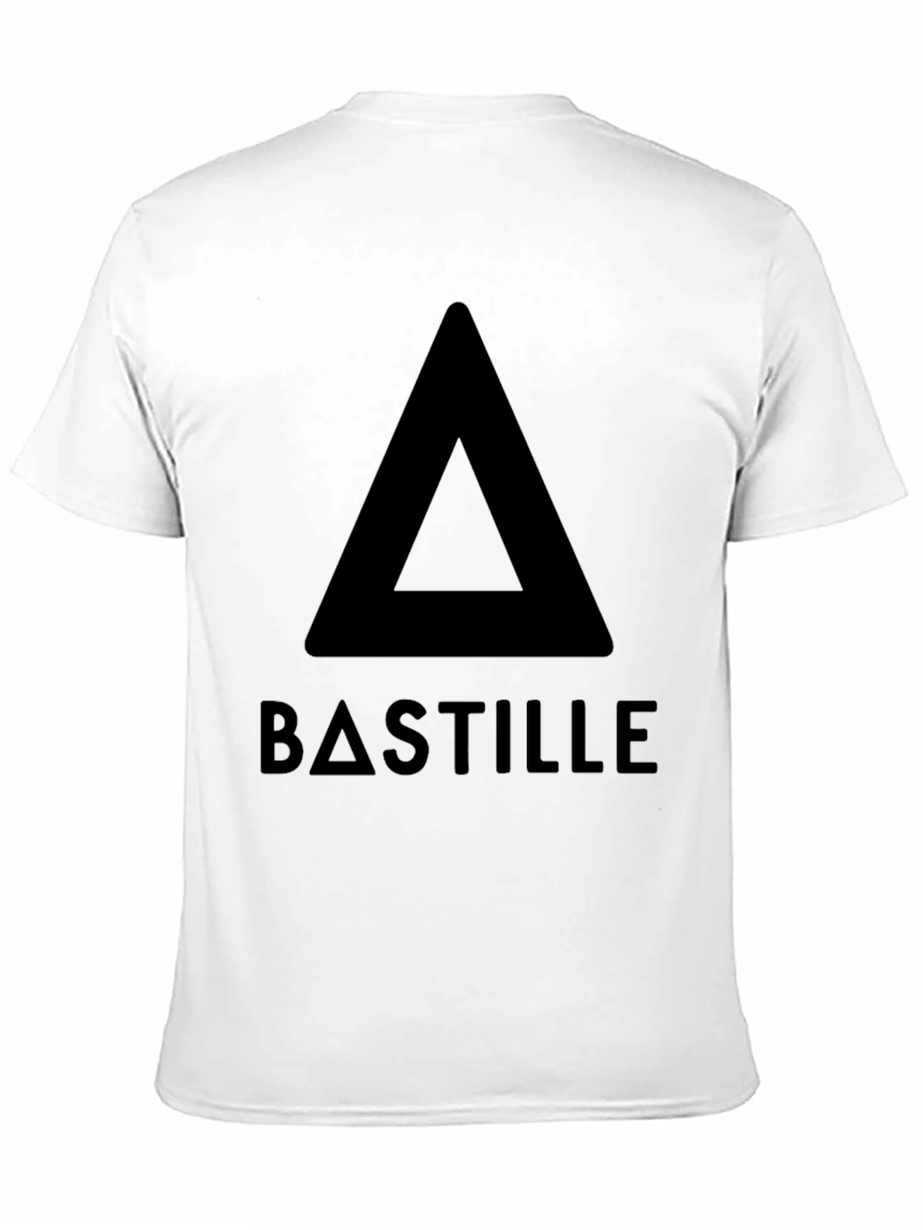 Black Bastille Triangle Logo T-Shirt