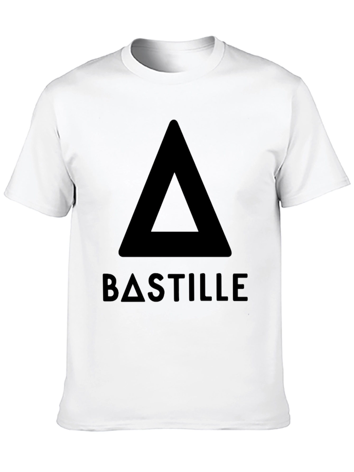 Black Bastille Triangle Logo T-Shirt