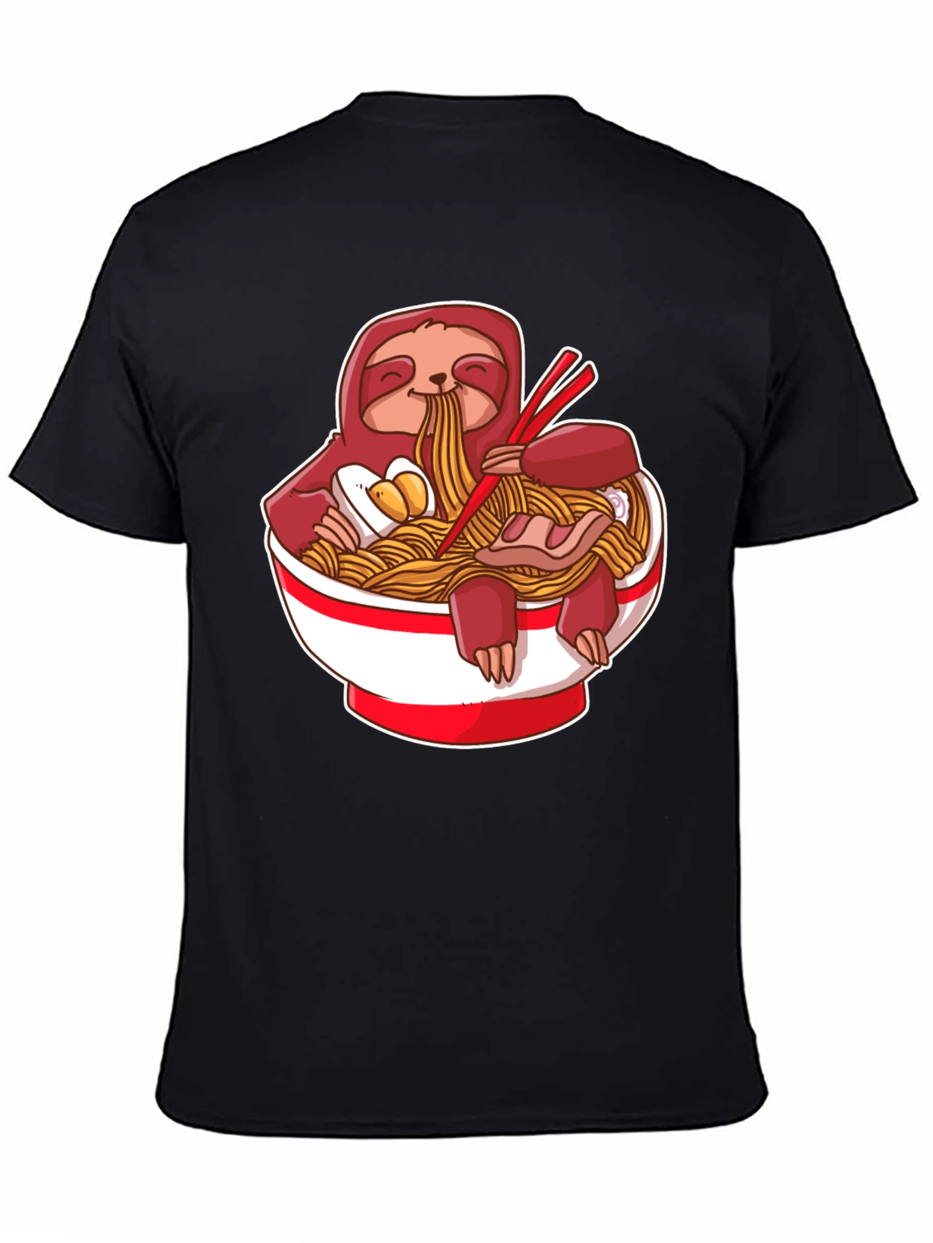 Sloth Ramen T-Shirt - Cute & Funny Noodle Tee