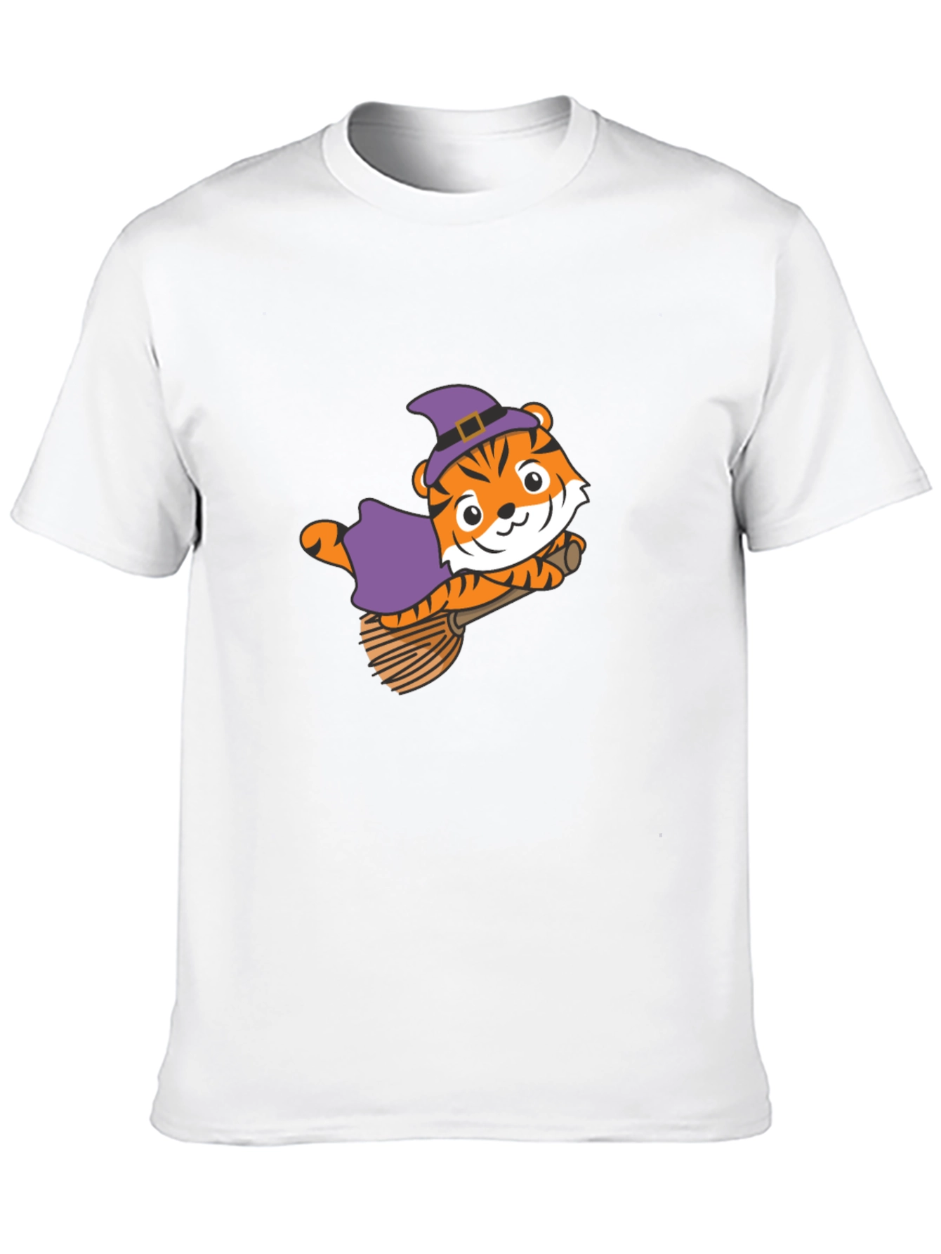 Tiger Witch Black T-Shirt Halloween