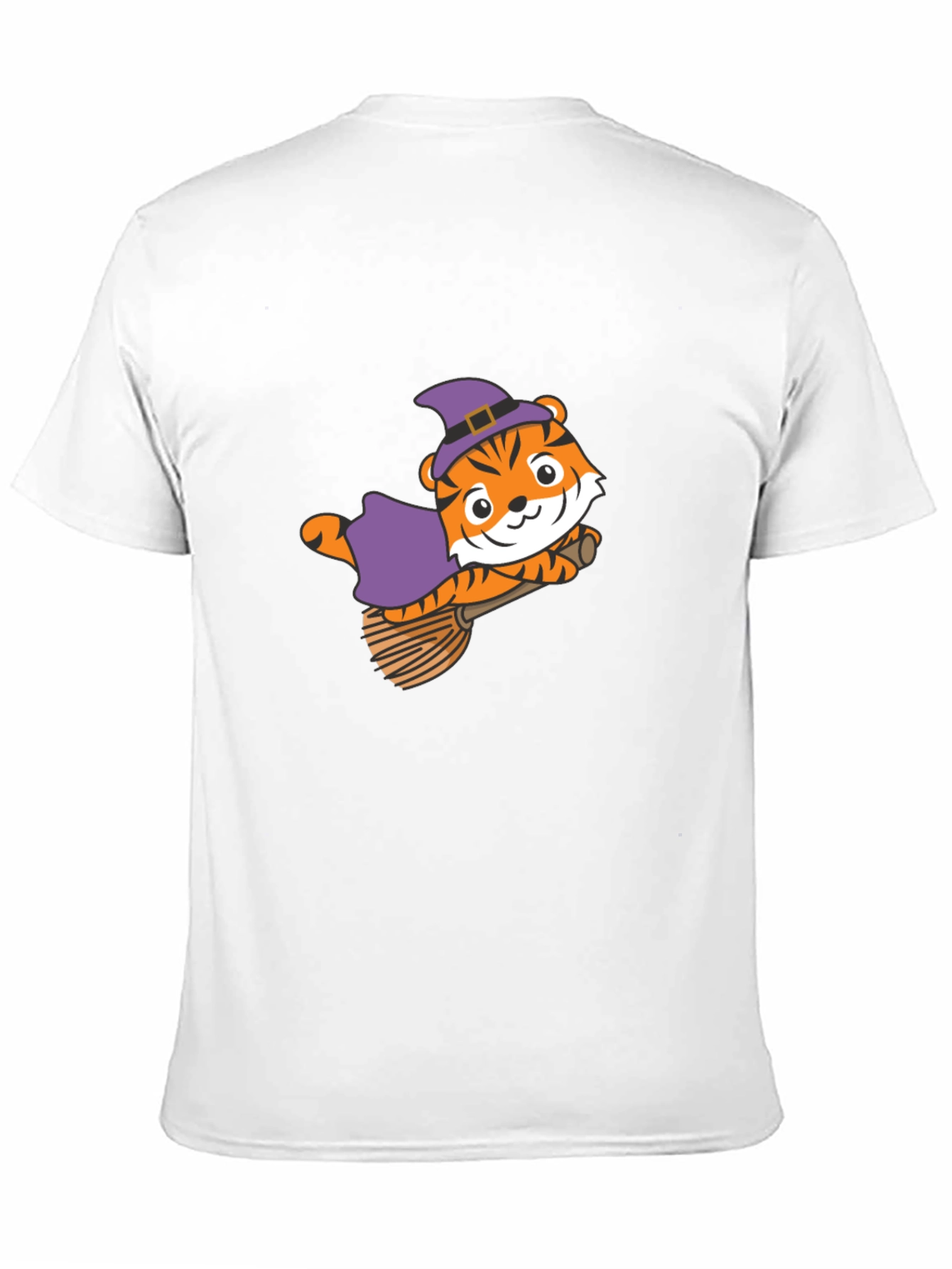 Tiger Witch Black T-Shirt Halloween