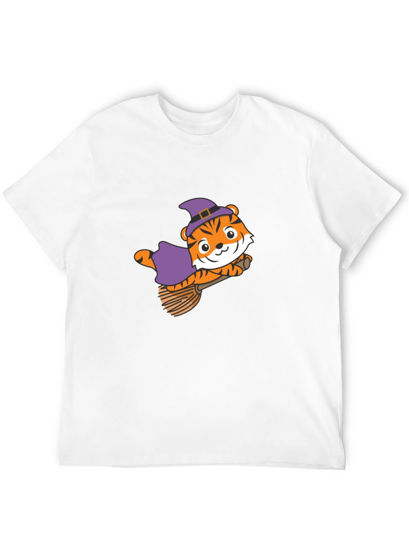Tiger Witch Black T-Shirt Halloween