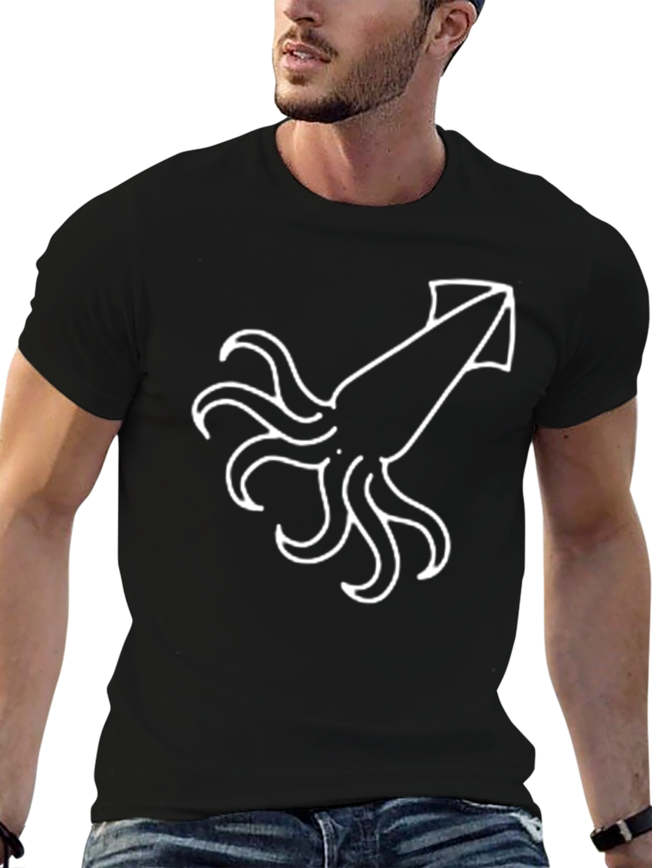 Squid Graphic Tee - Bold & Unique Design