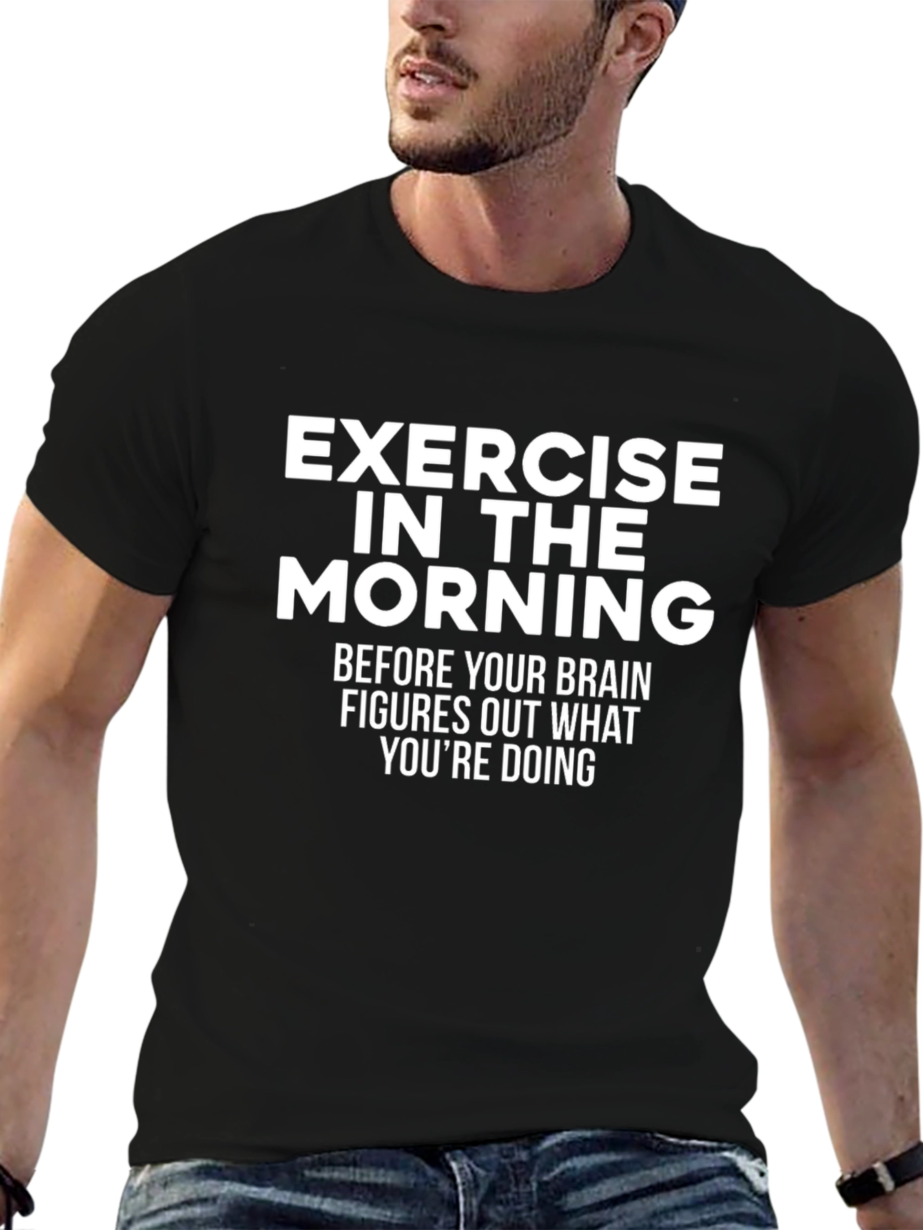 Funny Exercise Morning T-Shirt
