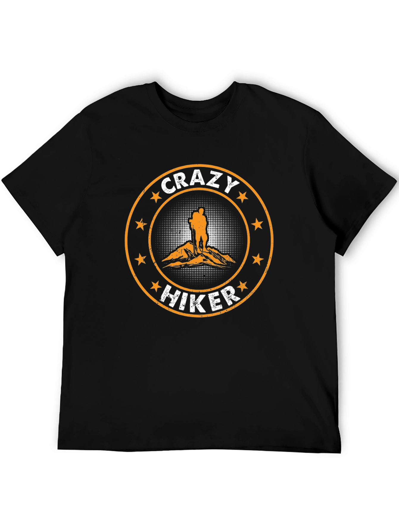 Crazy Hiker Graphic Tee - Outdoor Adventure Shirt