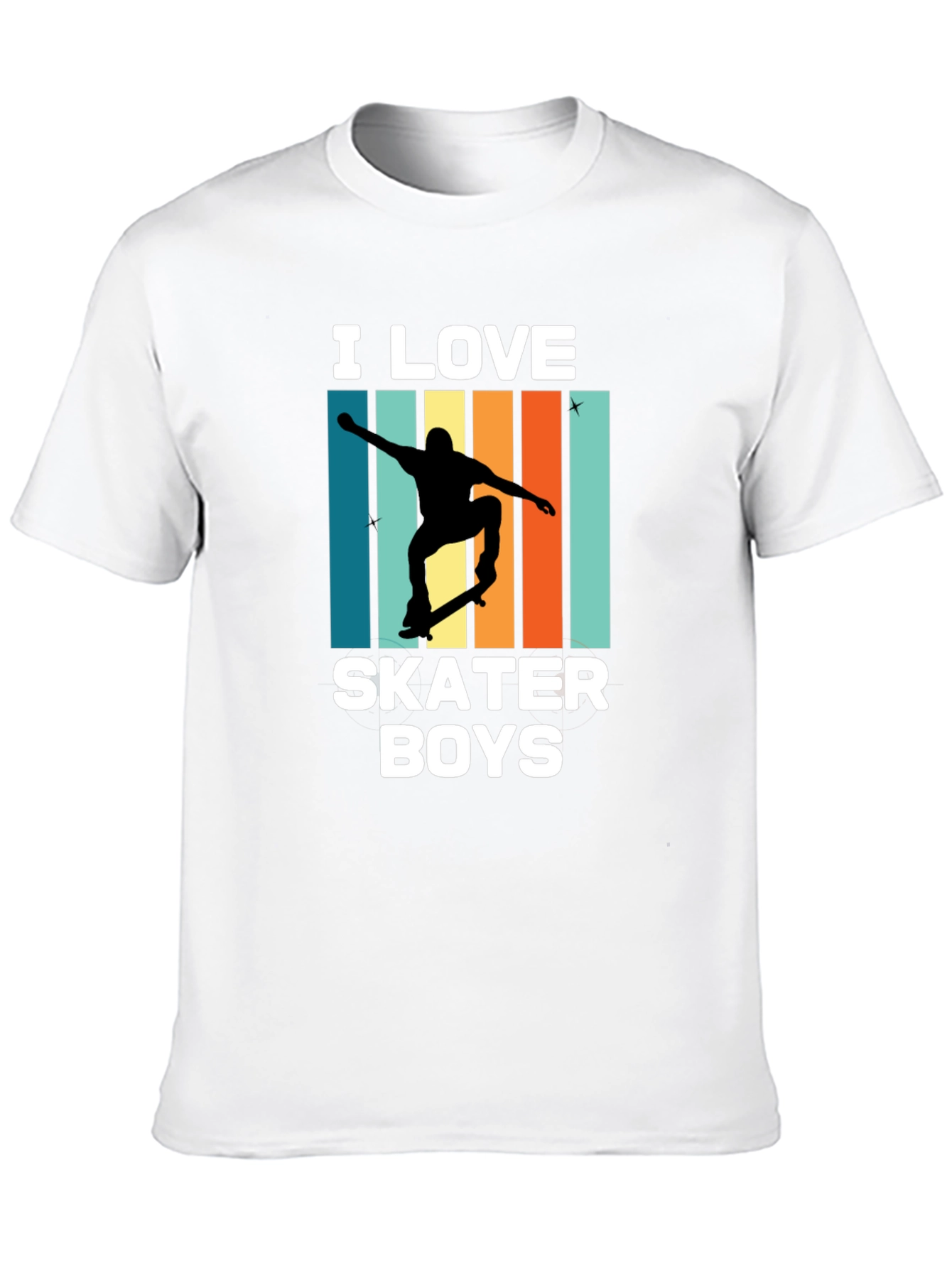 I Love Skater Boys Graphic T-Shirt