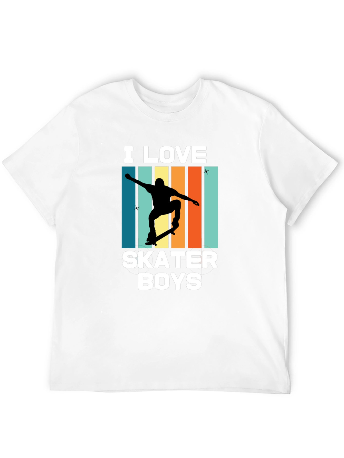 I Love Skater Boys Graphic T-Shirt