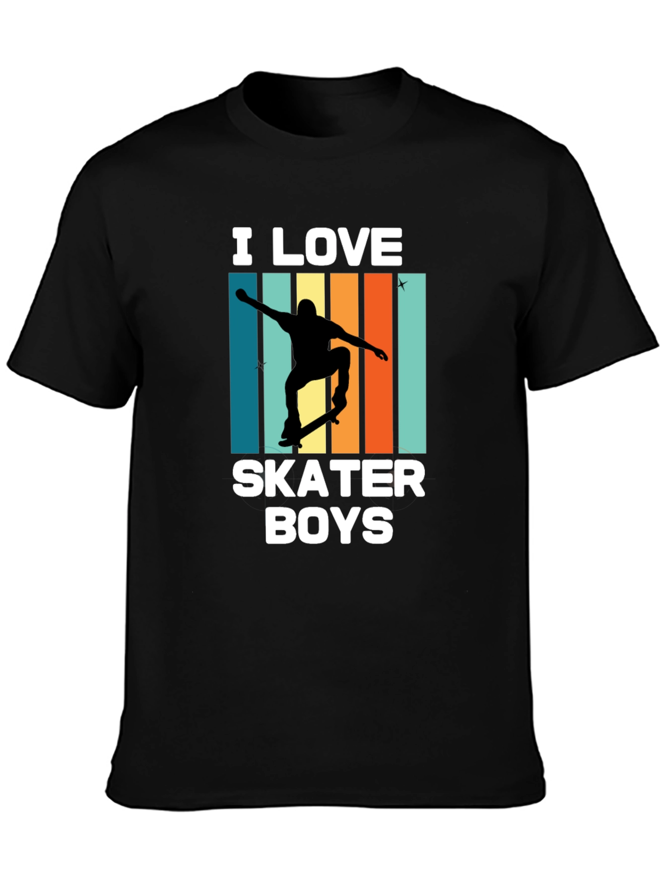 I Love Skater Boys Graphic T-Shirt