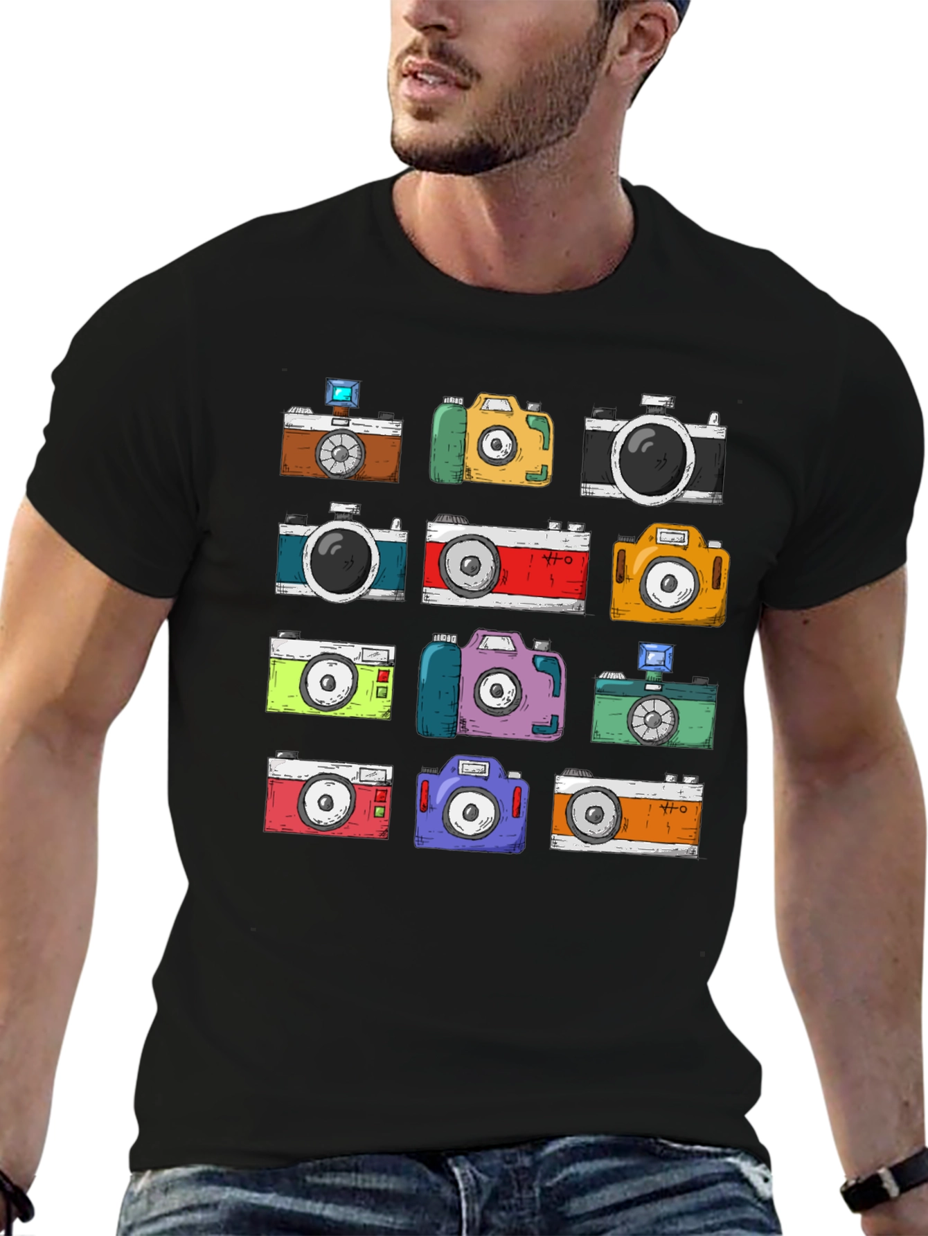 Retro Camera Graphic Tee - Photography Lovers T-Shirt