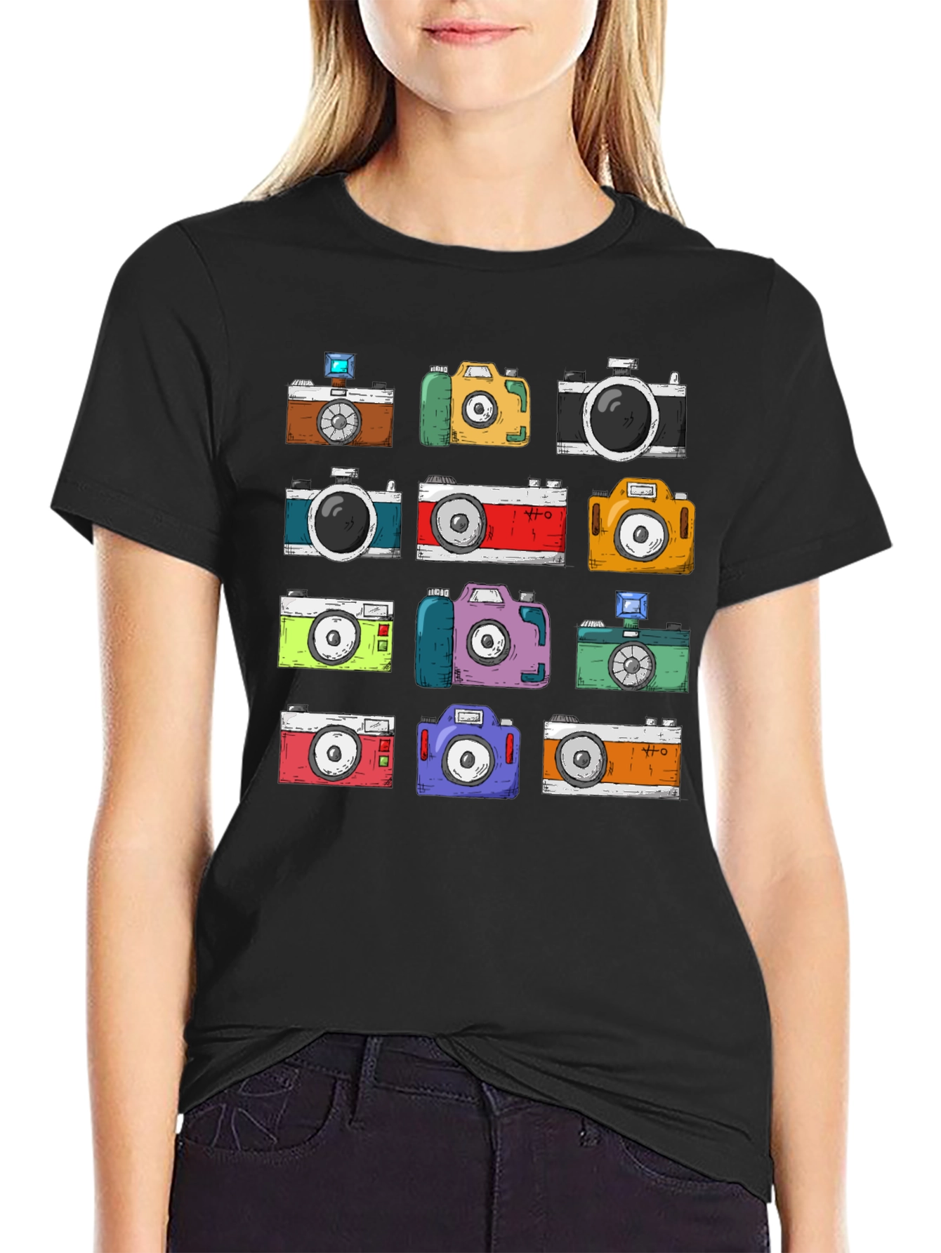 Retro Camera Graphic Tee - Photography Lovers T-Shirt