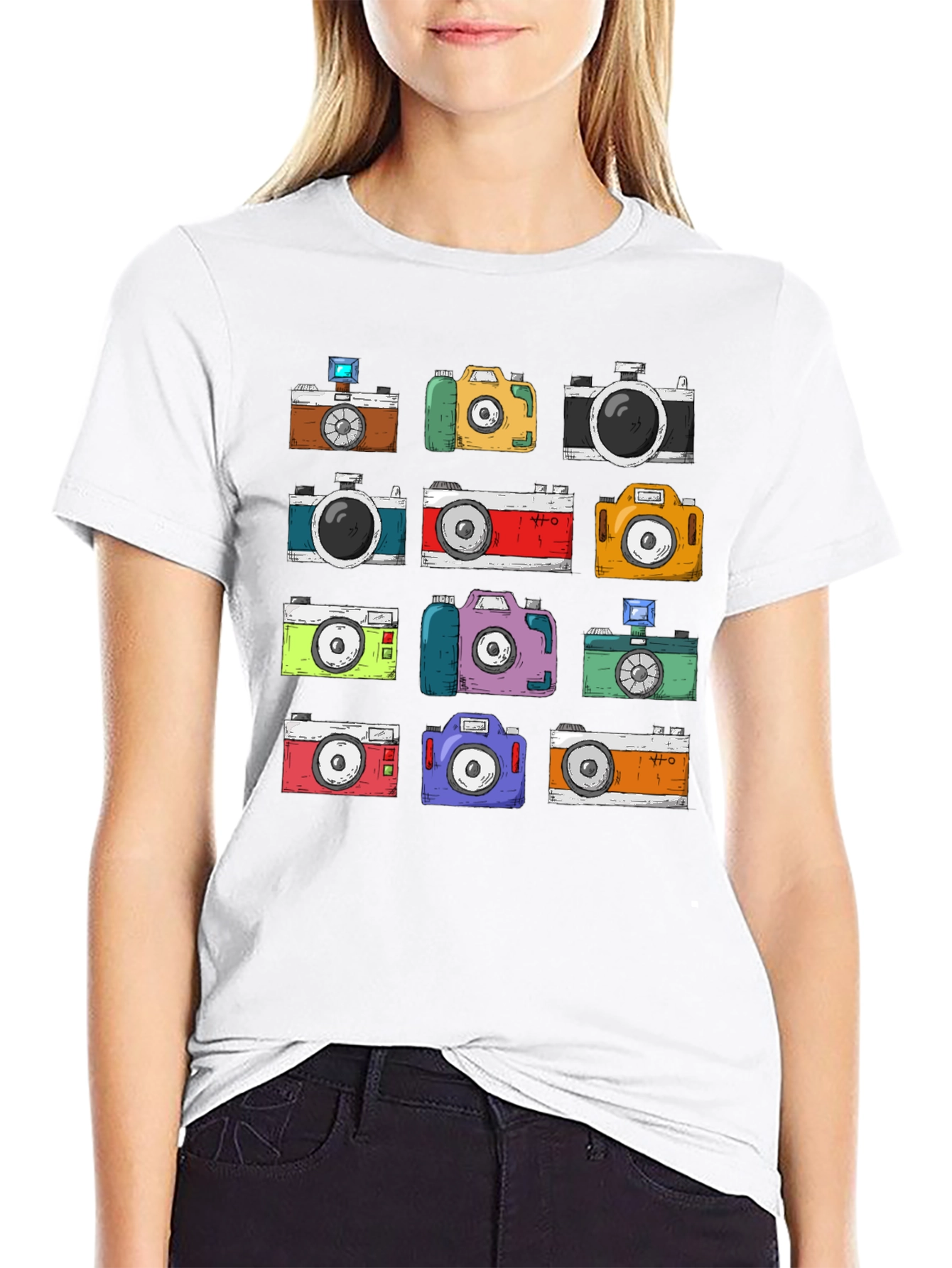 Retro Camera Graphic Tee - Photography Lovers T-Shirt