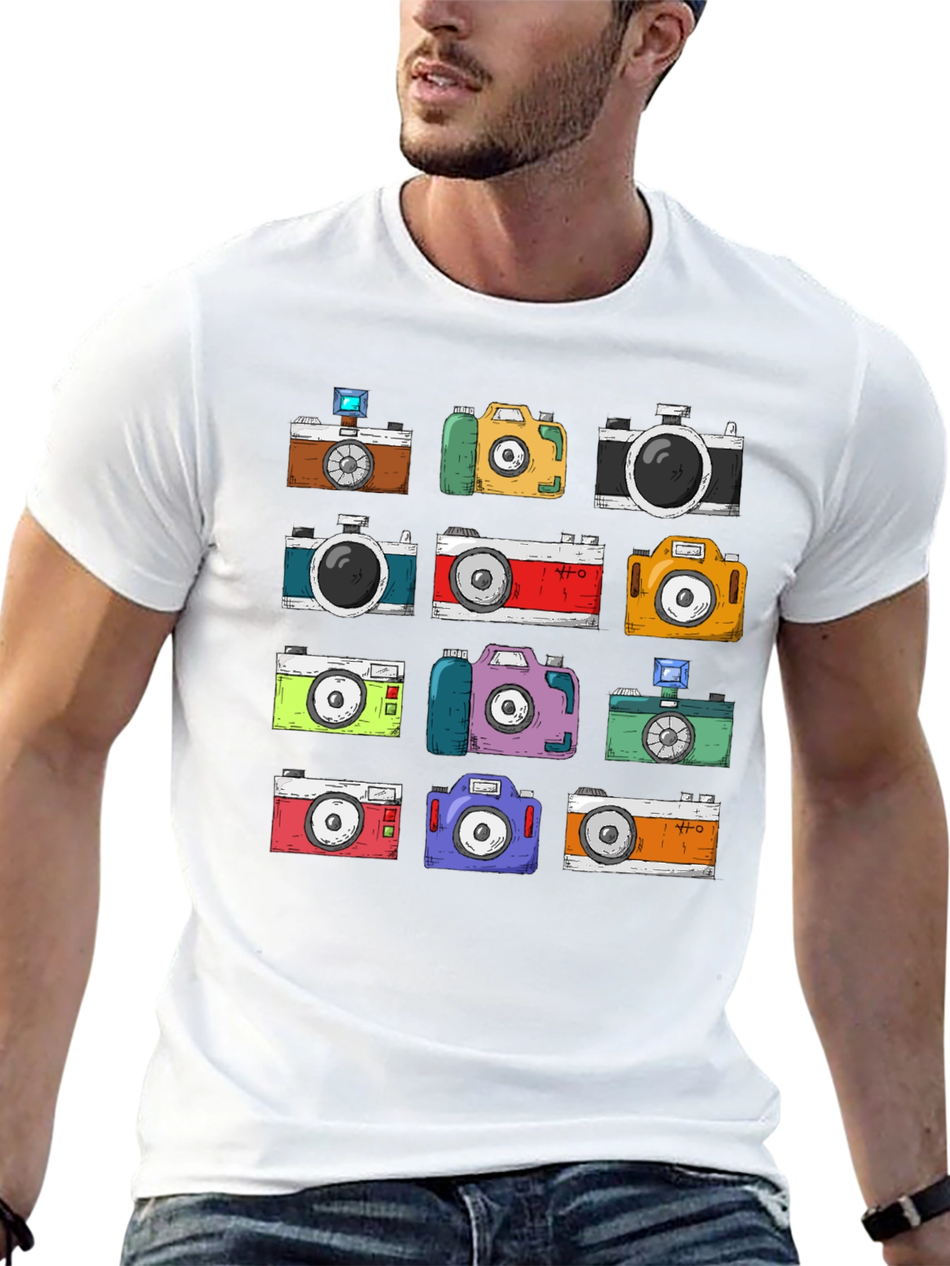 Retro Camera Graphic Tee - Photography Lovers T-Shirt