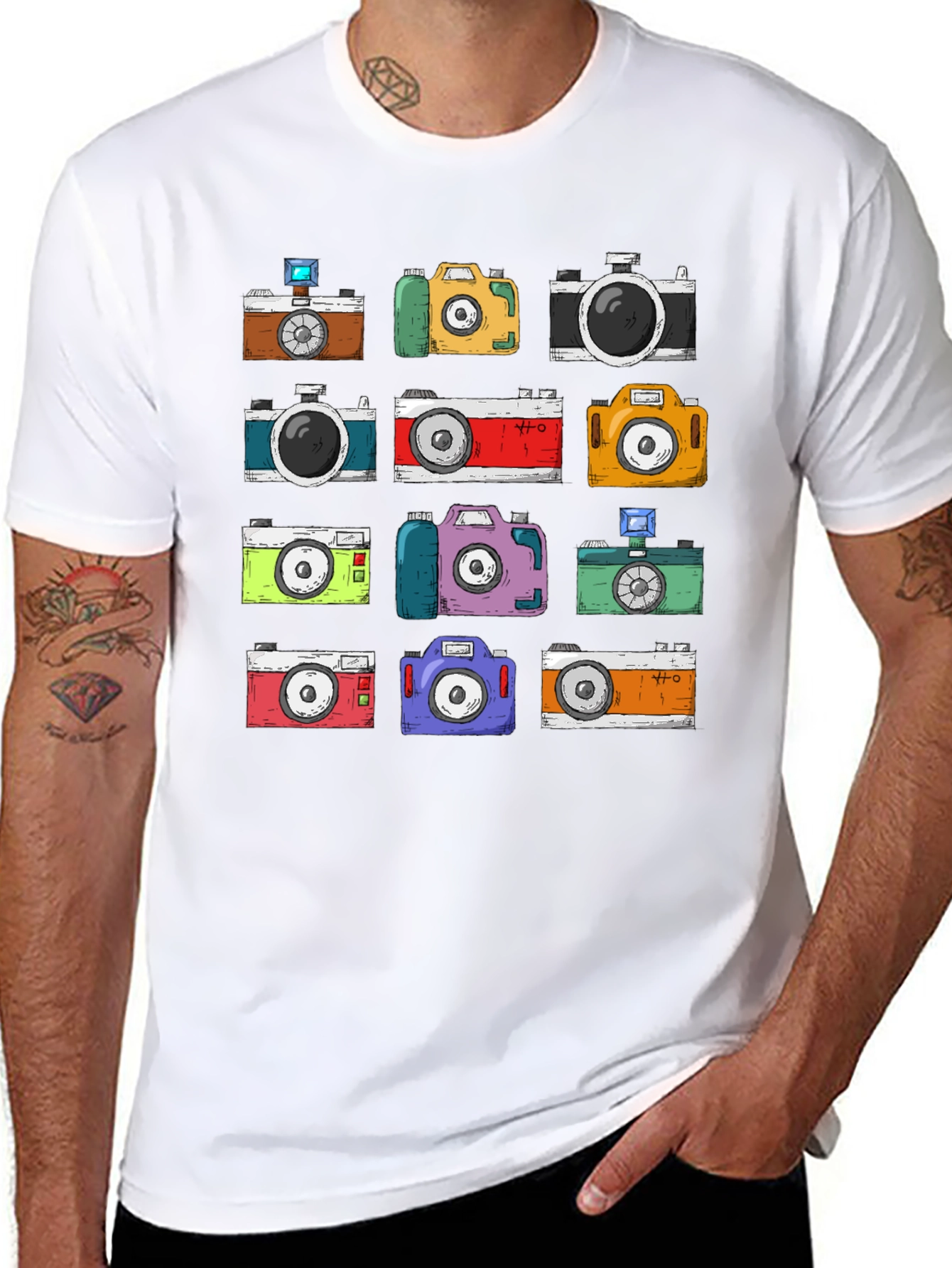 Retro Camera Graphic Tee - Photography Lovers T-Shirt