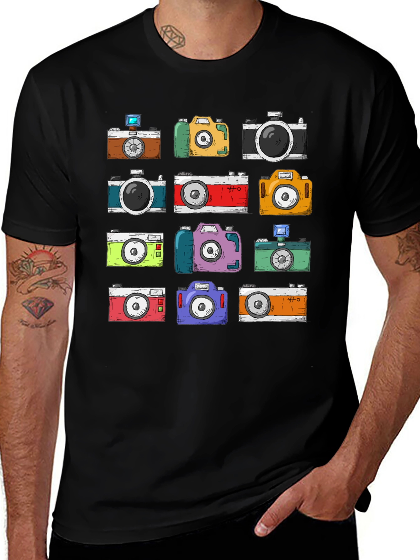 Retro Camera Graphic Tee - Photography Lovers T-Shirt