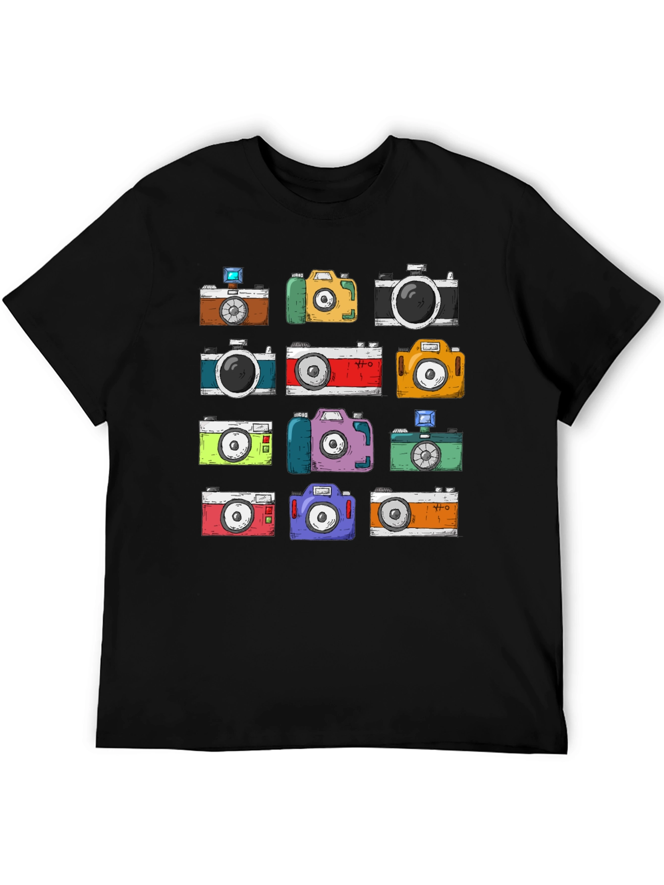 Retro Camera Graphic Tee - Photography Lovers T-Shirt