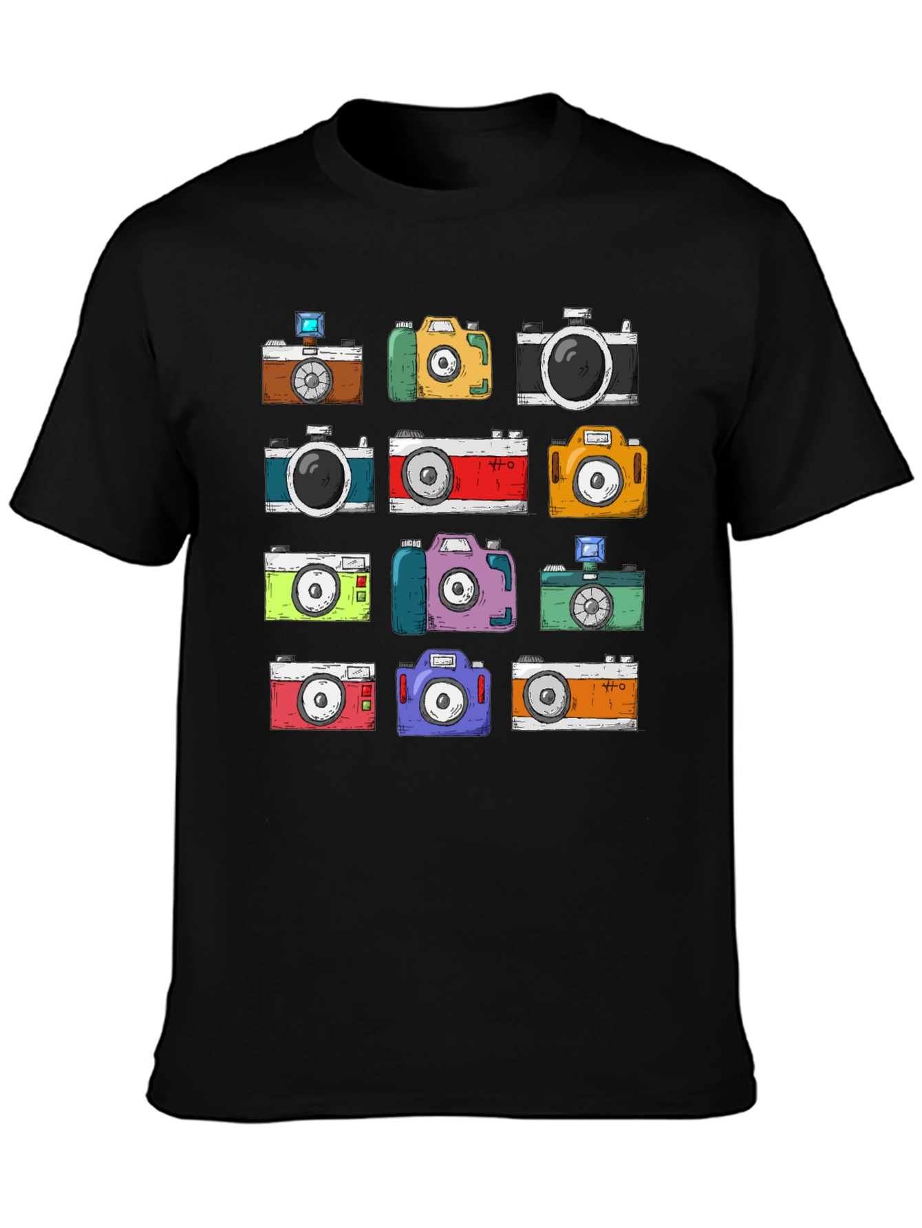 Retro Camera Graphic Tee - Photography Lovers T-Shirt