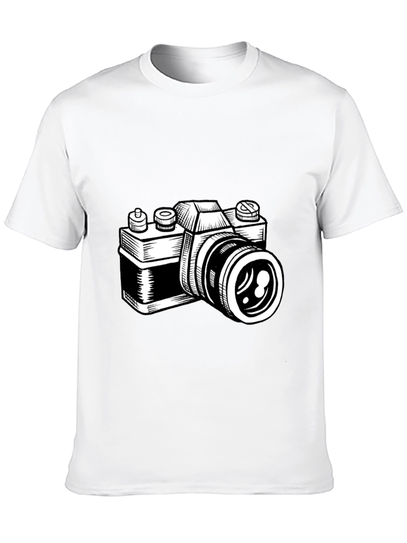 Camera Graphic T-Shirt - Black