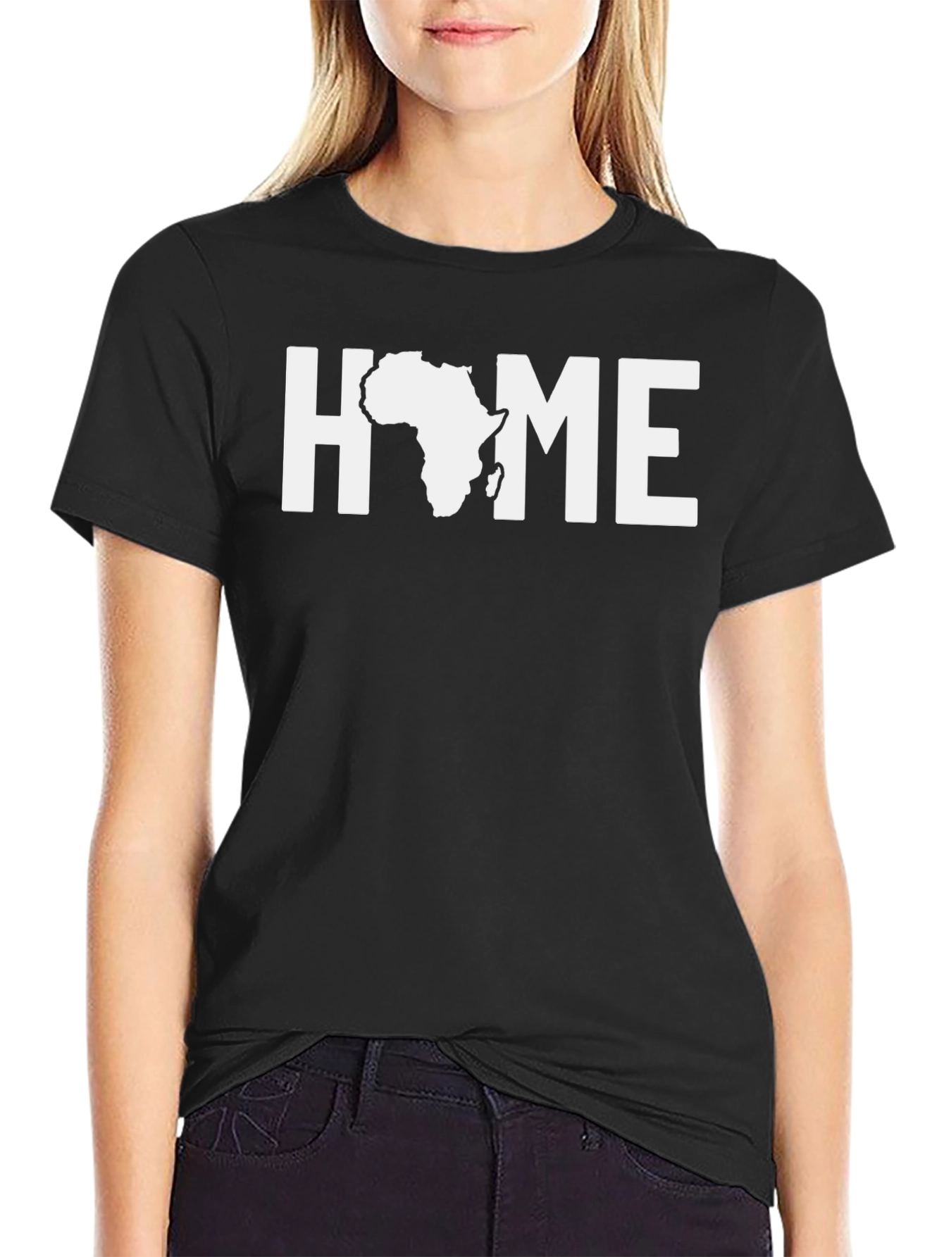 Home Africa T-Shirt - Black