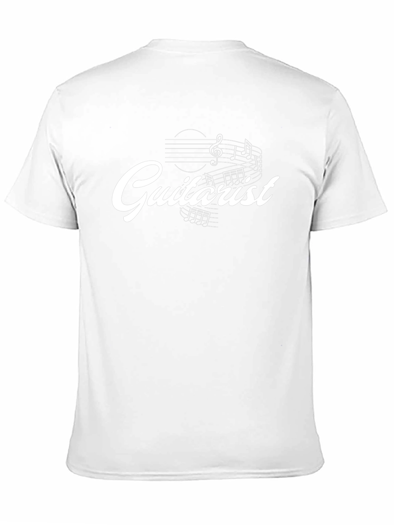 Guitarist Music T-Shirt - Black Cotton Tee