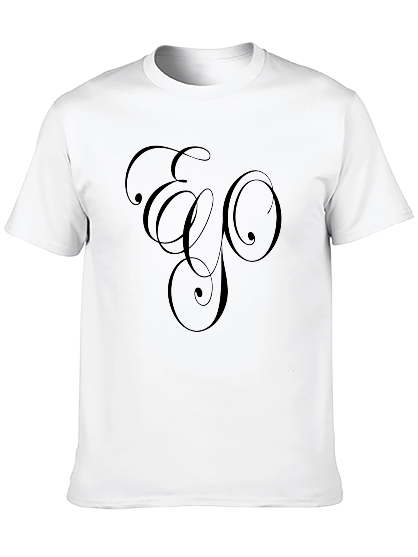 Elegant Black Graphic Tee - Modern Style