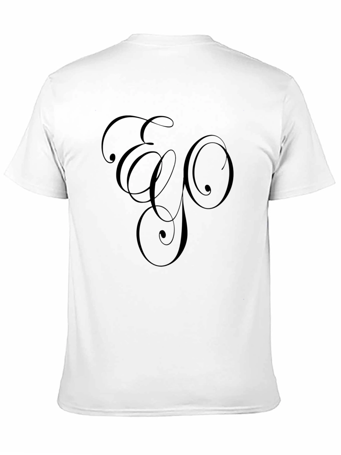 Elegant Black Graphic Tee - Modern Style