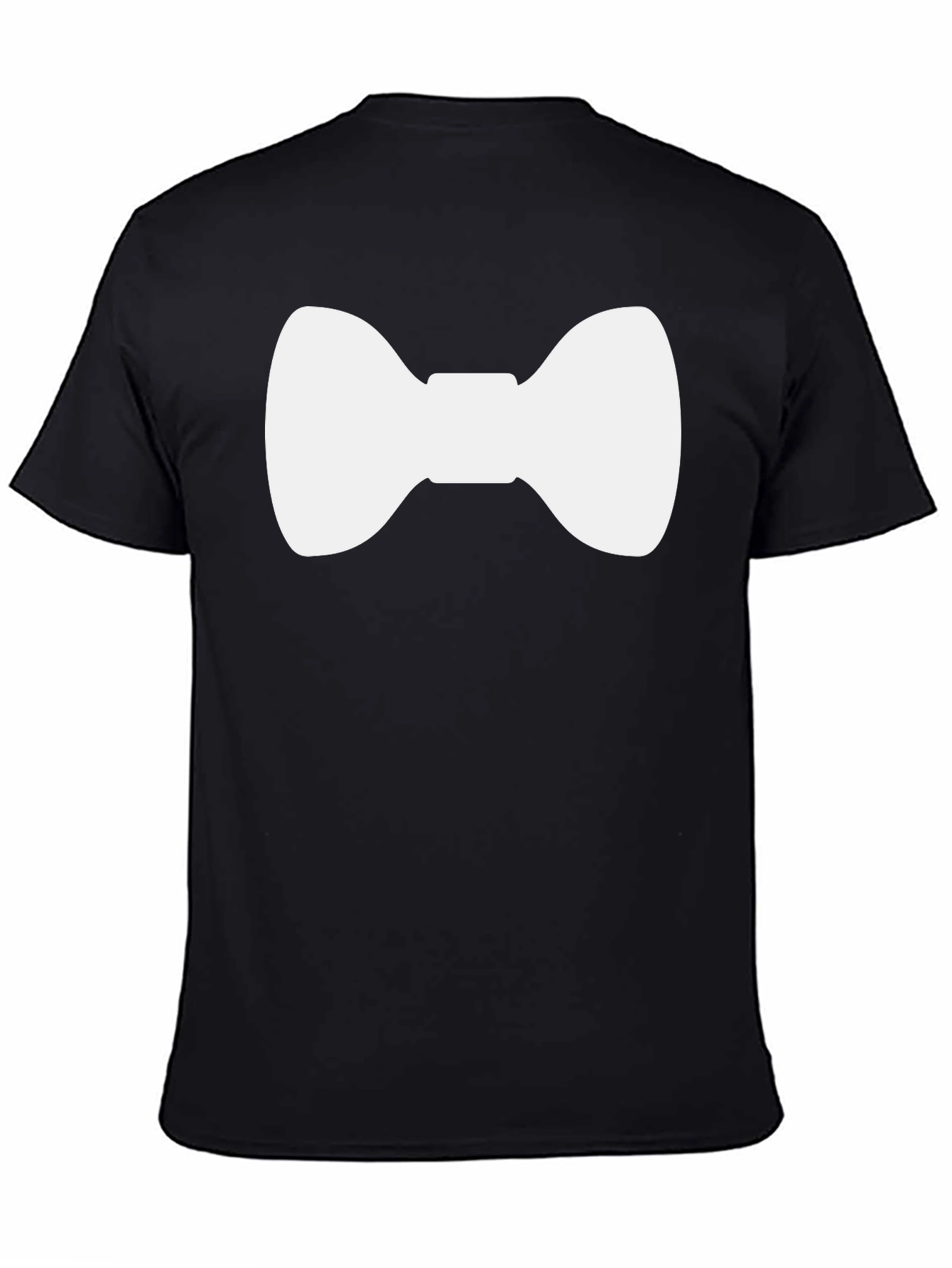 Bow Tie Graphic Tee - Stylish Casual Wear