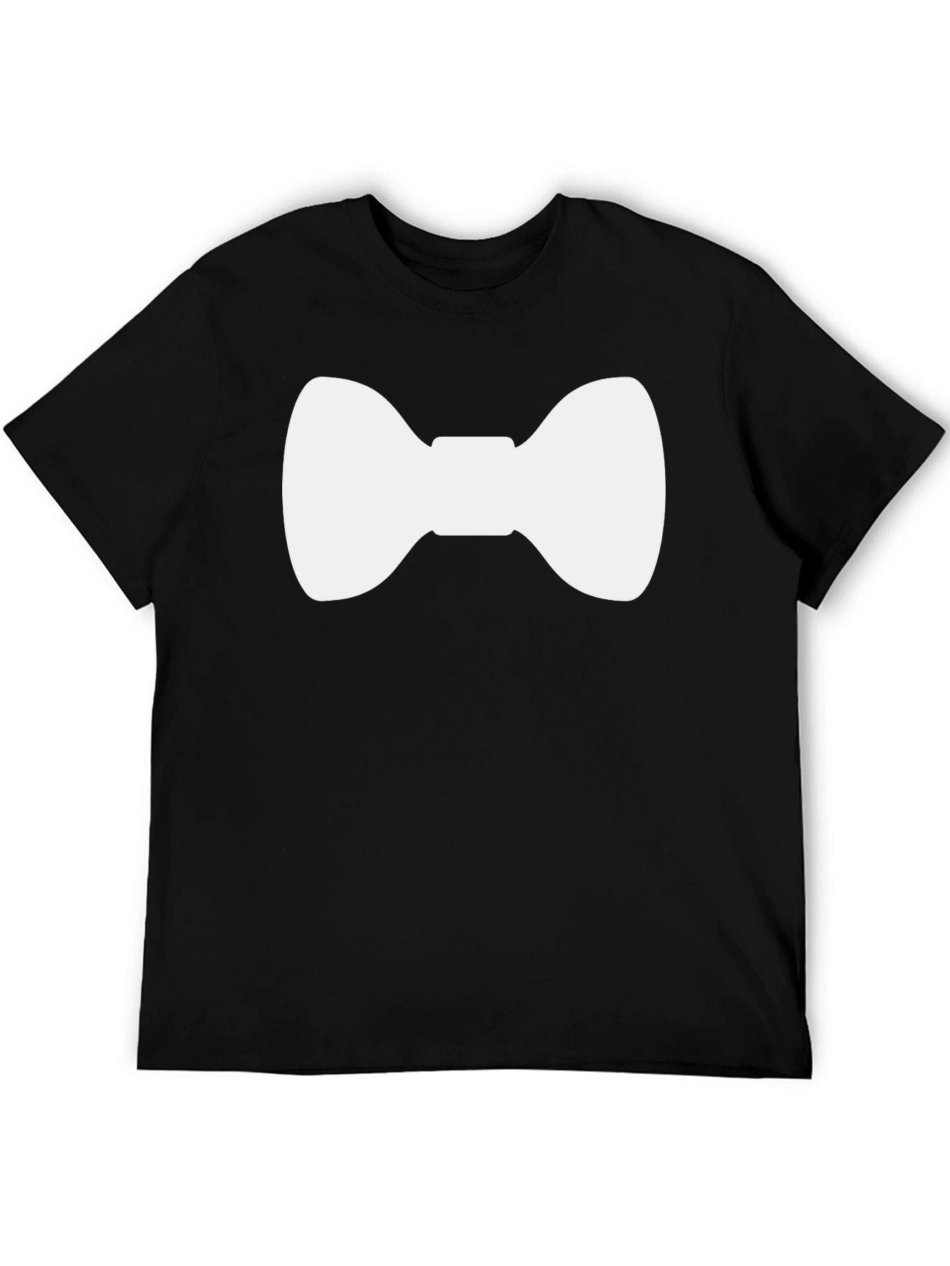 Bow Tie Graphic Tee - Stylish Casual Wear