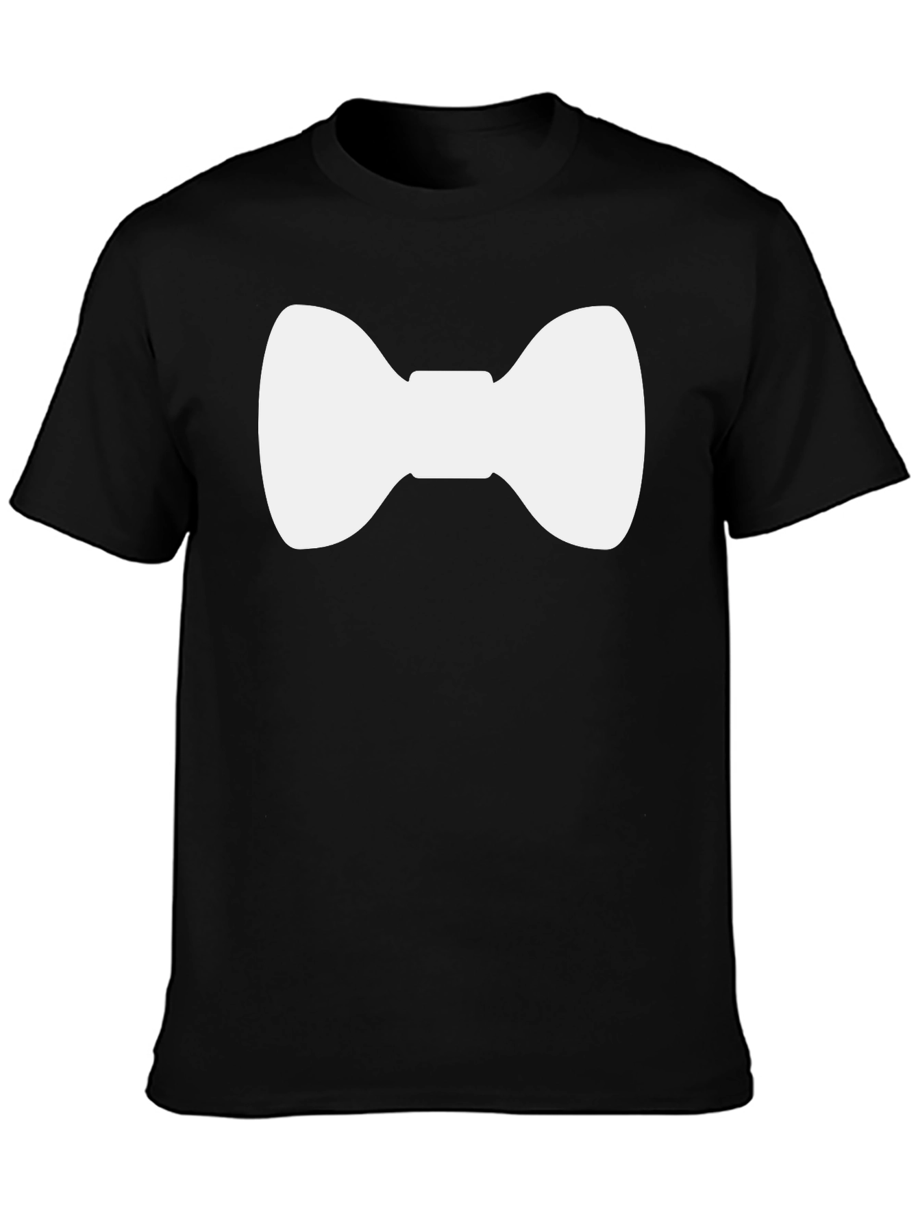 Bow Tie Graphic Tee - Stylish Casual Wear