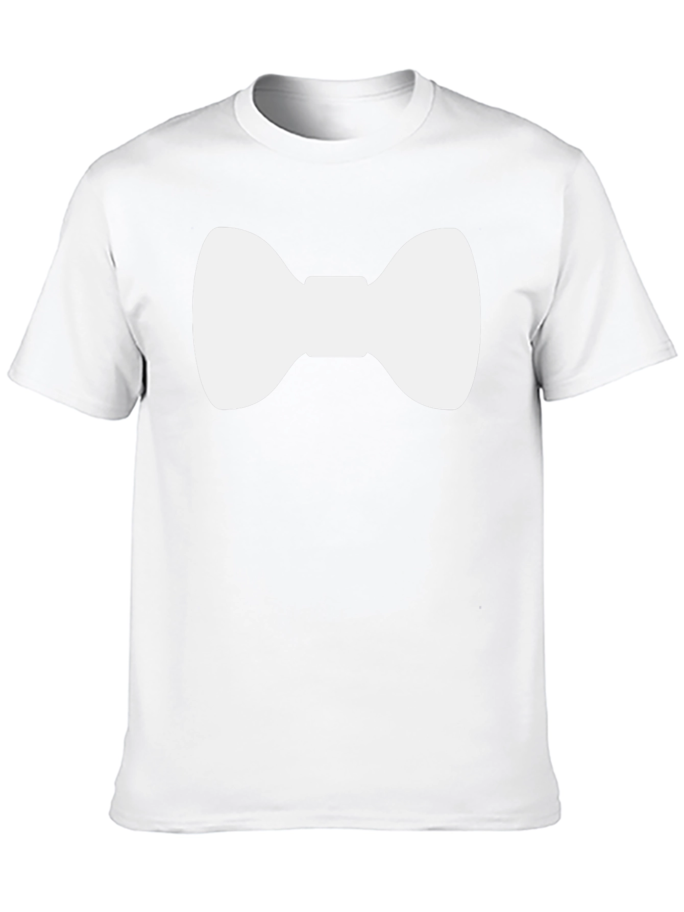 Bow Tie Graphic Tee - Stylish Casual Wear