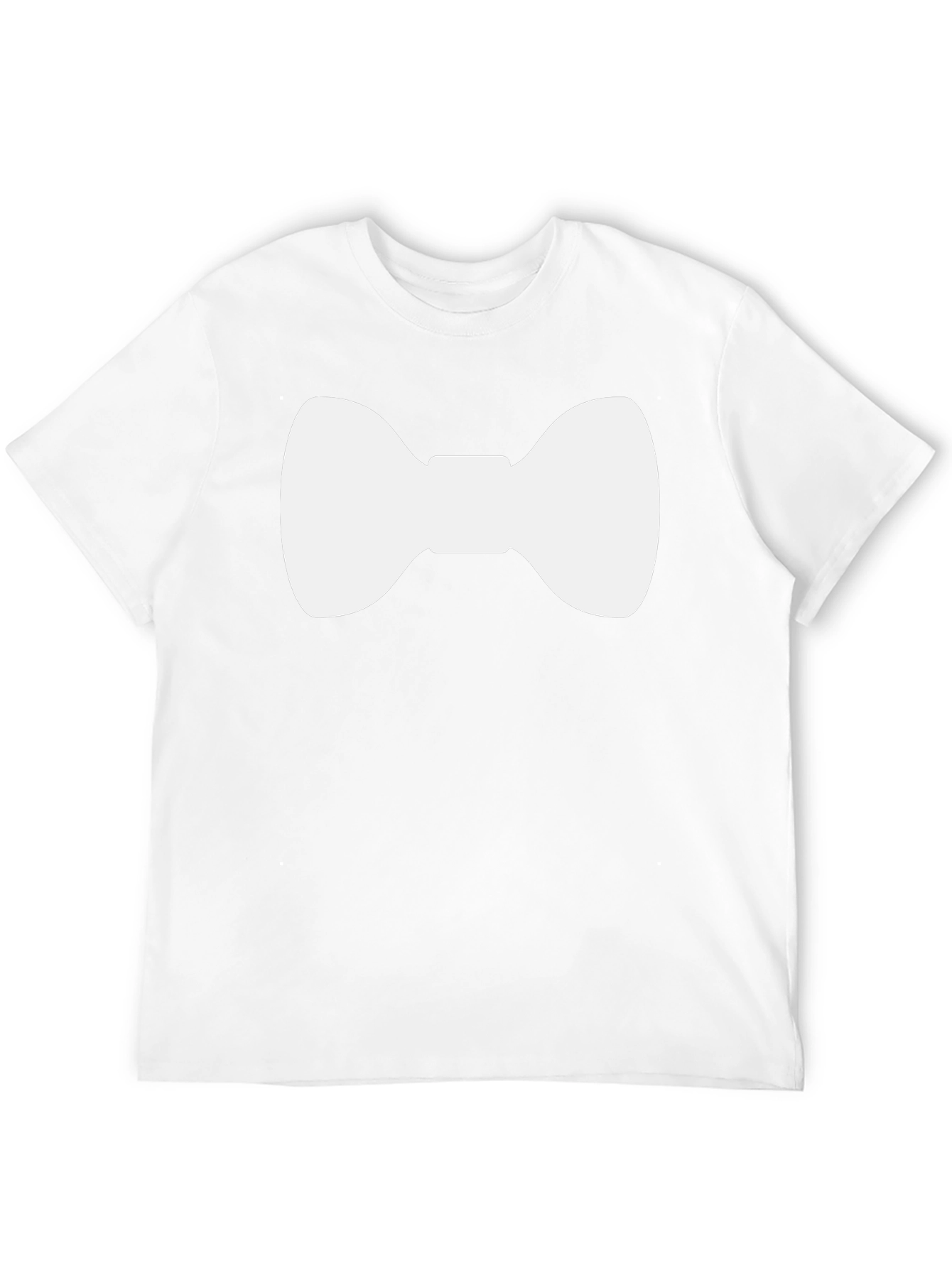 Bow Tie Graphic Tee - Stylish Casual Wear