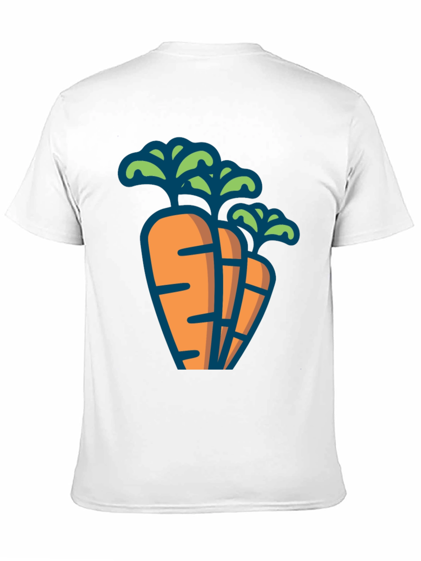 Carrot Graphic Tee - Black Unisex T-Shirt
