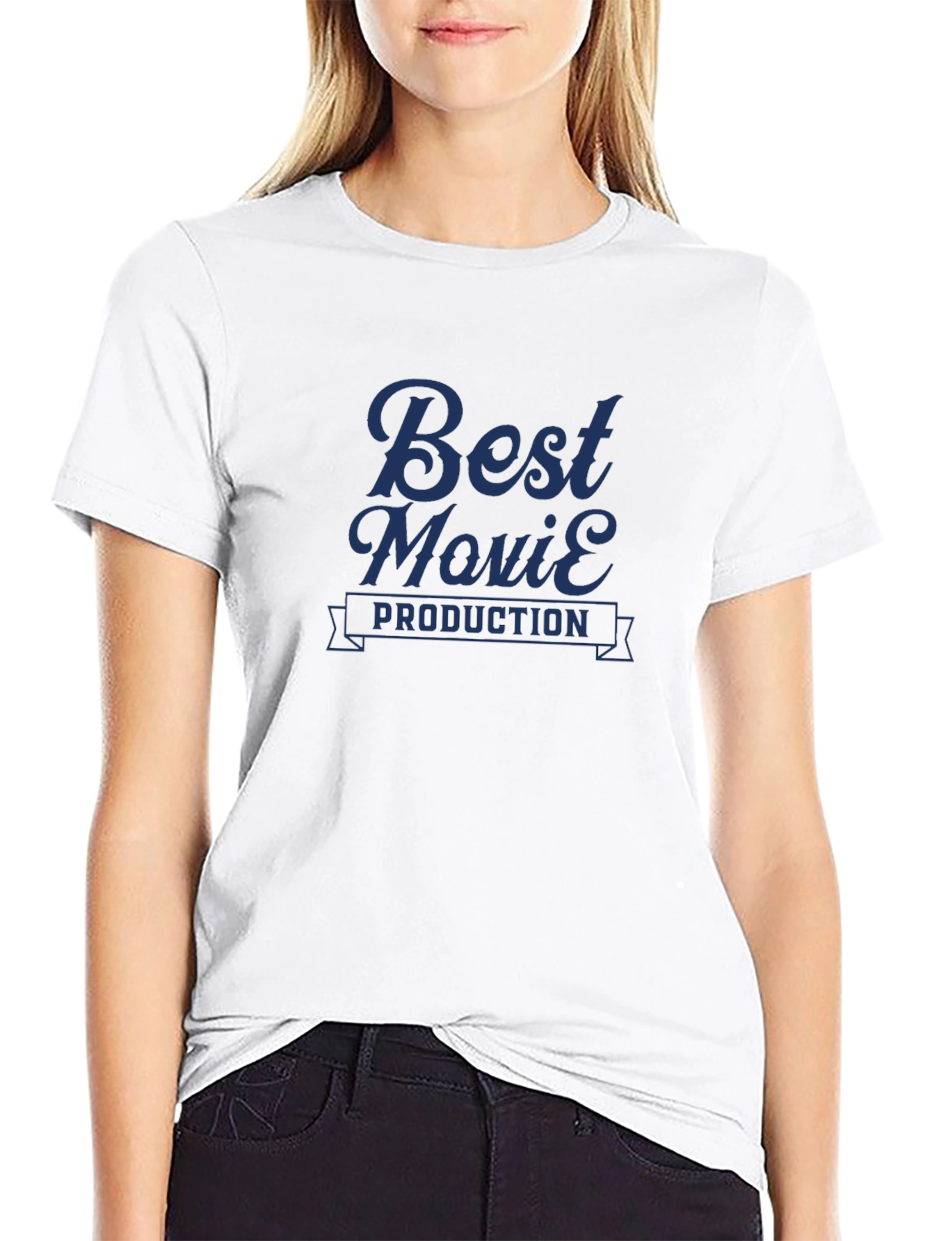 Best Movie Production T-Shirt - Black