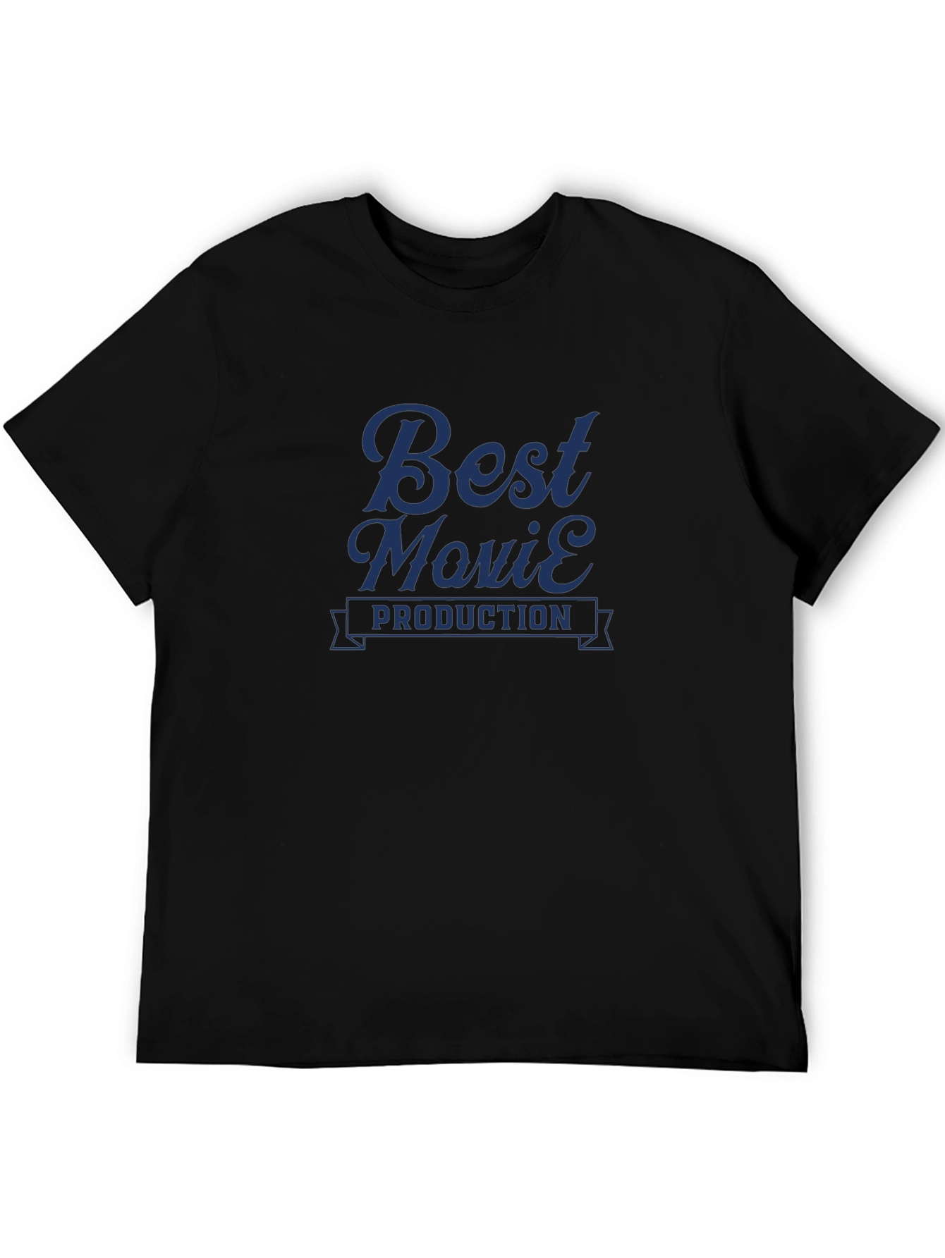 Best Movie Production T-Shirt - Black