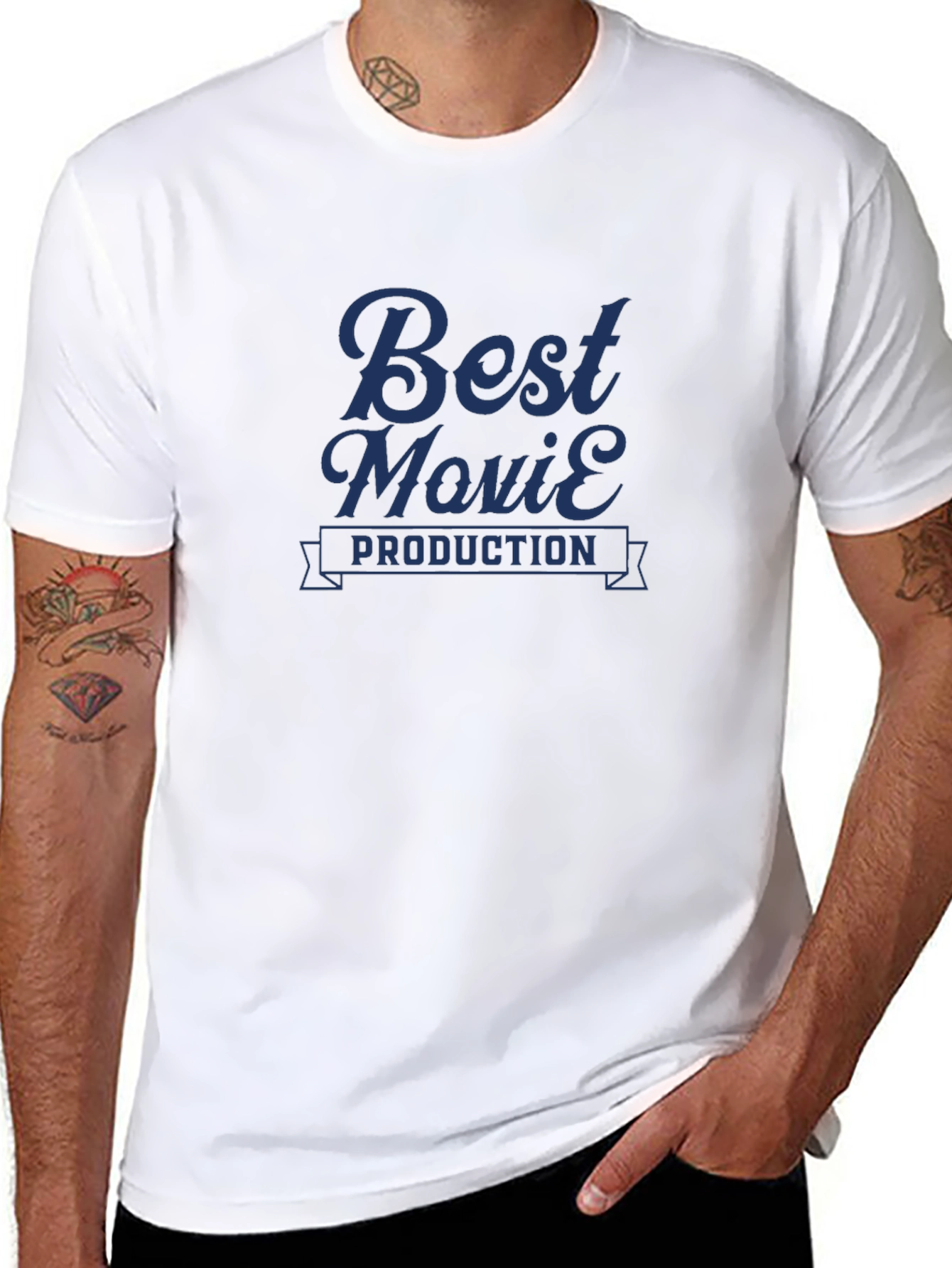 Best Movie Production T-Shirt - Black