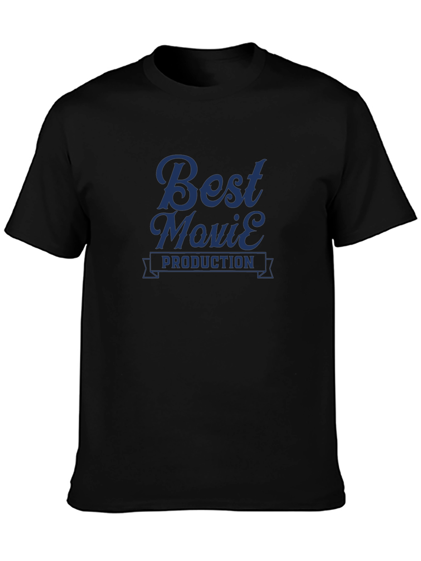 Best Movie Production T-Shirt - Black