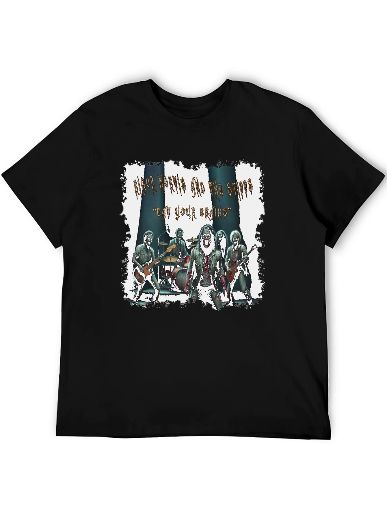Eat Your Brains Band Graphic T-Shirt