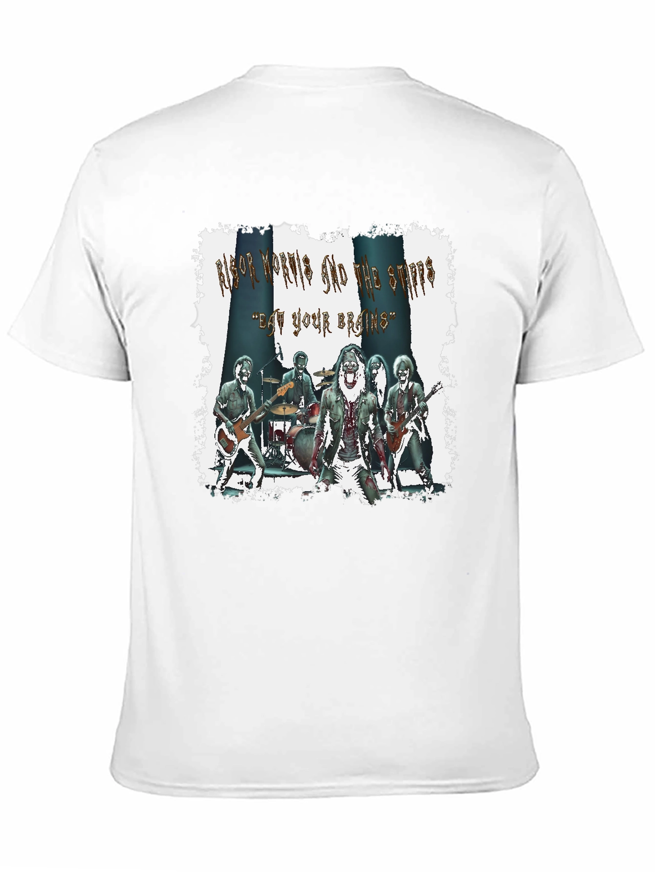 Eat Your Brains Band Graphic T-Shirt