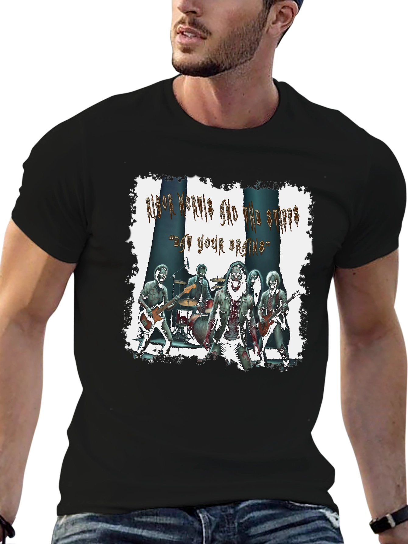 Eat Your Brains Band Graphic T-Shirt